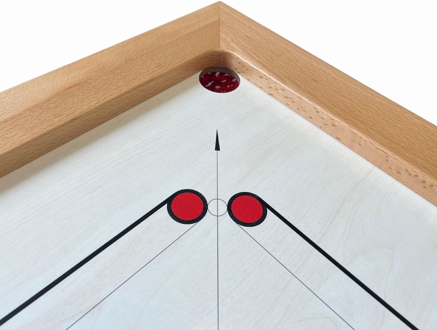 GICO Spielesammlung Carrom Board Turnier Meisterstück Top Verarbeitung Made in EU - 4000