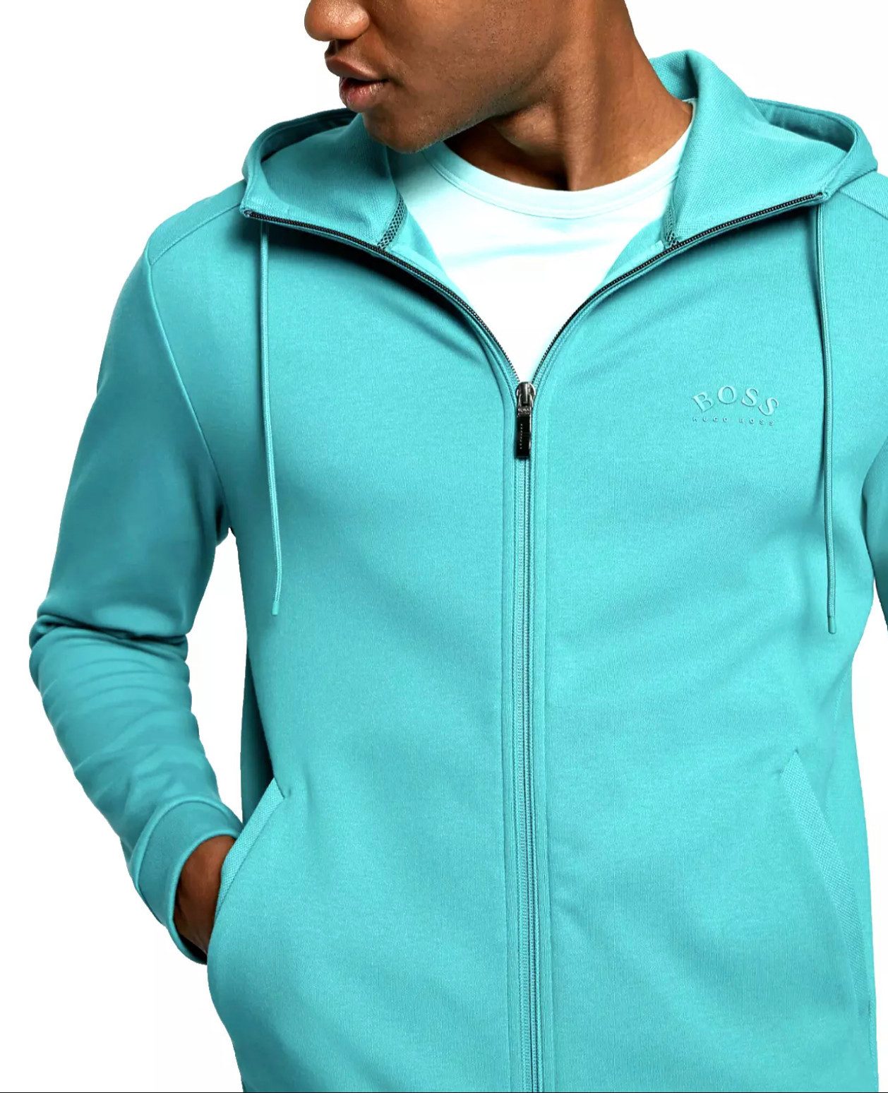 BOSS Kapuzensweatjacke Herren Saggy Circle Jacke
