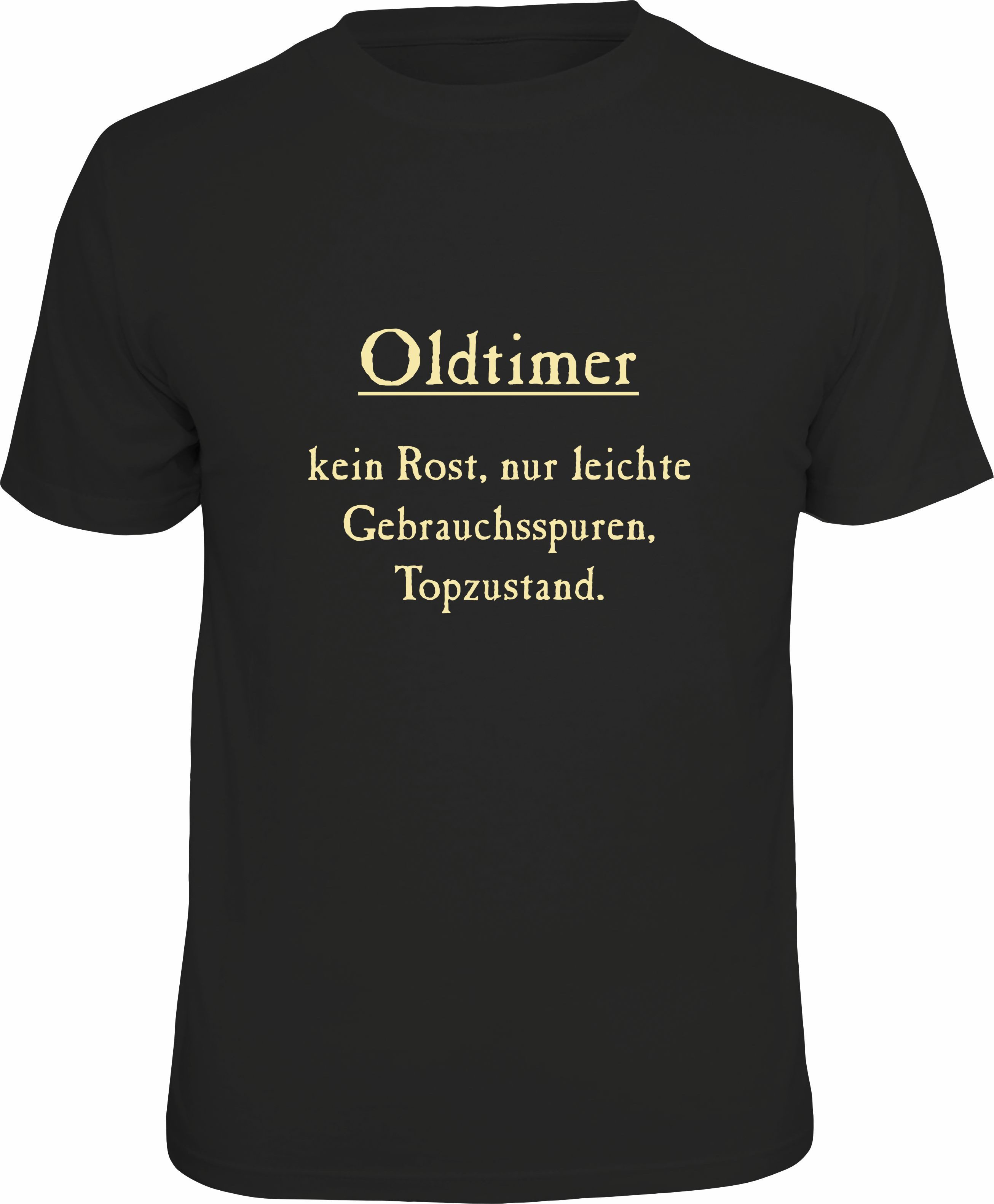 RAHMENLOS® T-Shirt Oldtimer - kein Rost, nur leichte Gebrauchsspuren