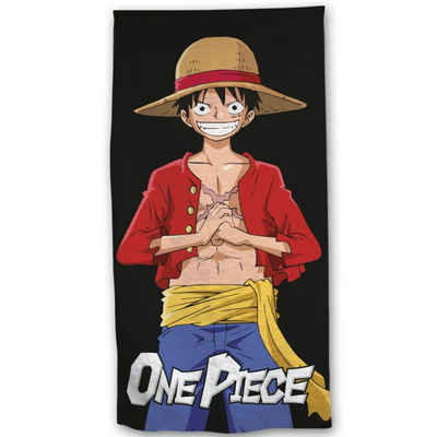 One Piece Anime Strandtuch One Piece Monkey D Ruffy Badetuch, Mikrofaser, 70x140 cm