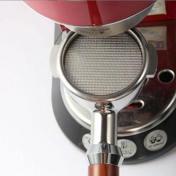 Silberstern Korbfilter Espresso-Siebträger-Kaffeefilter 150 μm, Wiederverwendbarer Filter für Kaffeemaschinen, 58 mm, 1 mm