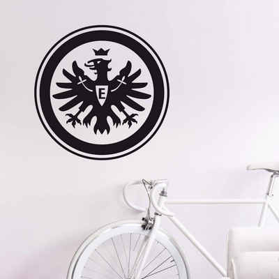 Eintracht Frankfurt Wandtattoo Fußball Wandtattoo Eintracht Frankfurt Deutschland Logo Adler Wappen Krone, Wandbild selbstklebend, entfernbar