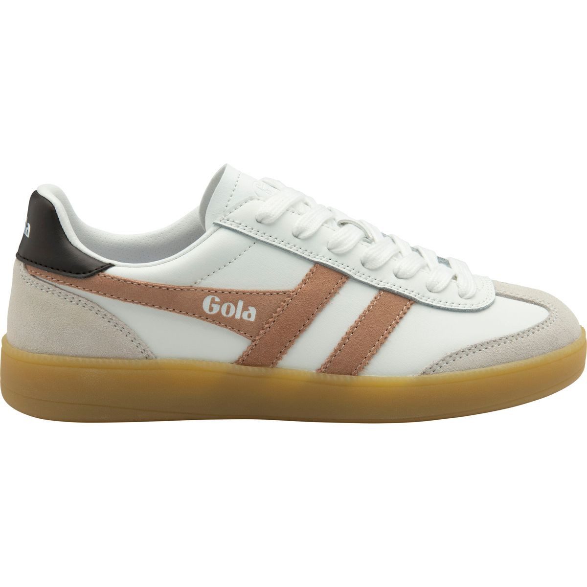 Gola Viper Leather Sneaker Women Outdoorschuh Eleganter Damensneaker aus Leder mit farbigen Akzenten und