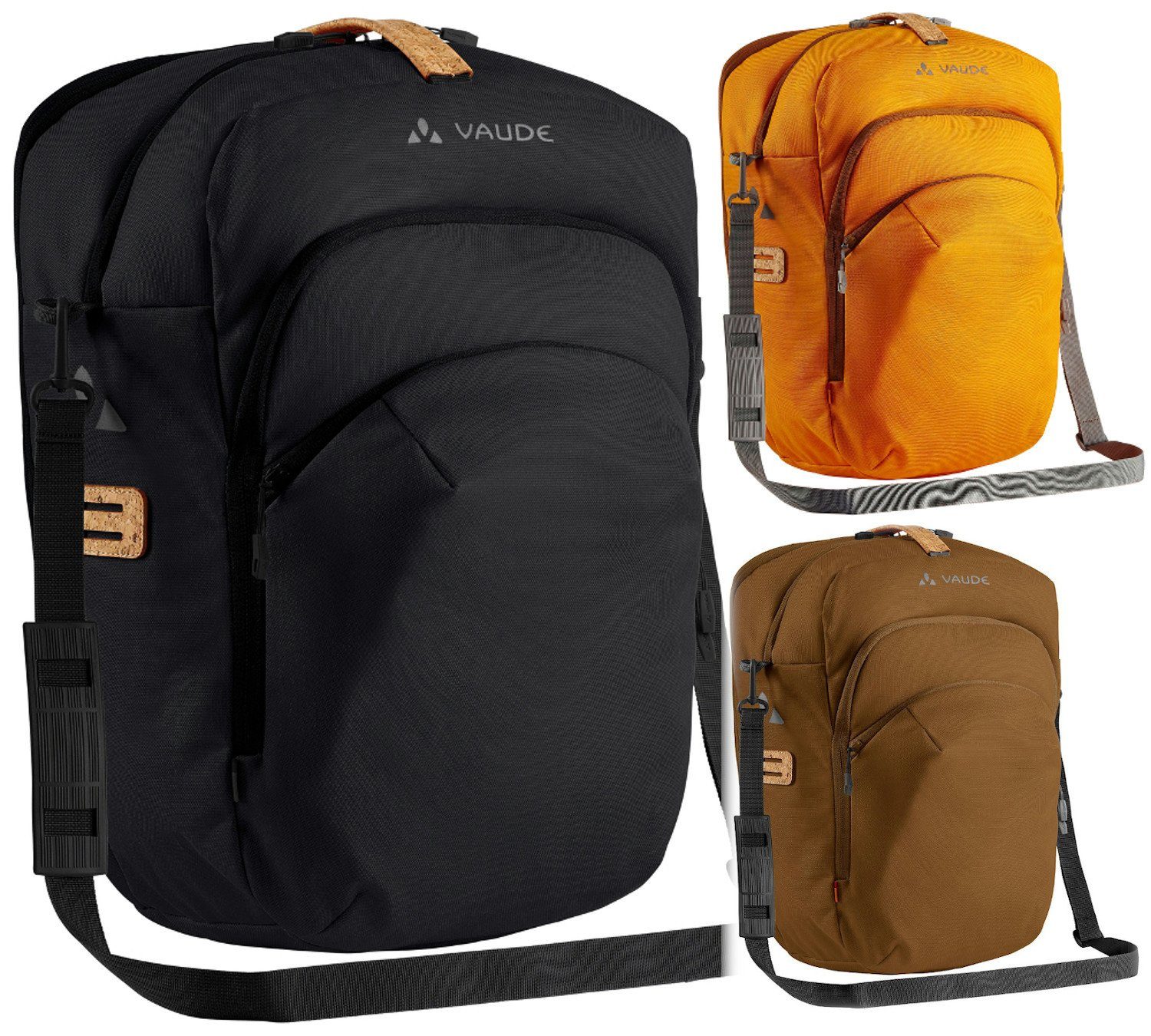 VAUDE Fahrradtasche eBack single E-Bike Tasche Gepäckträgertasche mit Akkufach