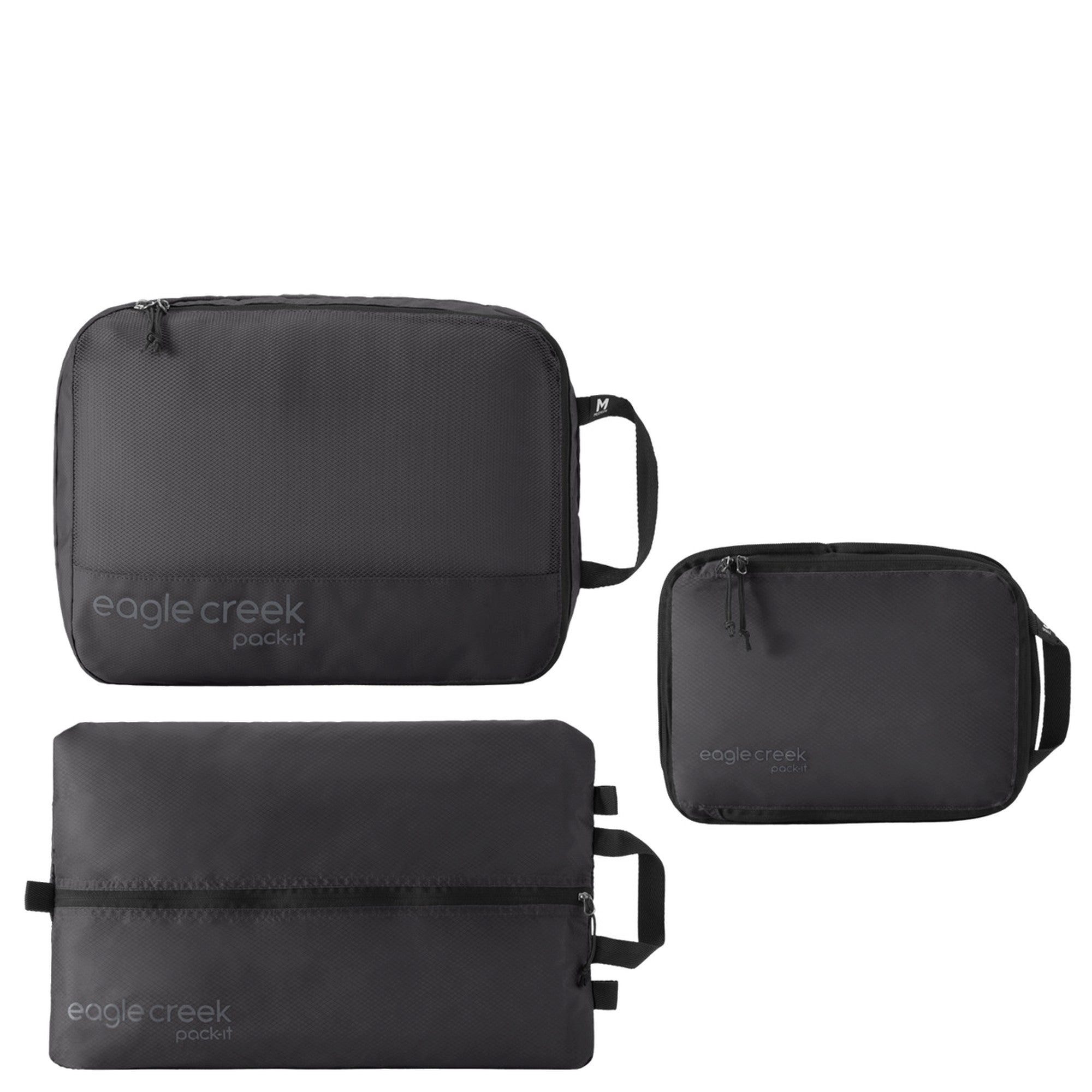 Eagle Creek Kofferorganizer Pack-It Essentials Set 3tlg. - Packsack (black)