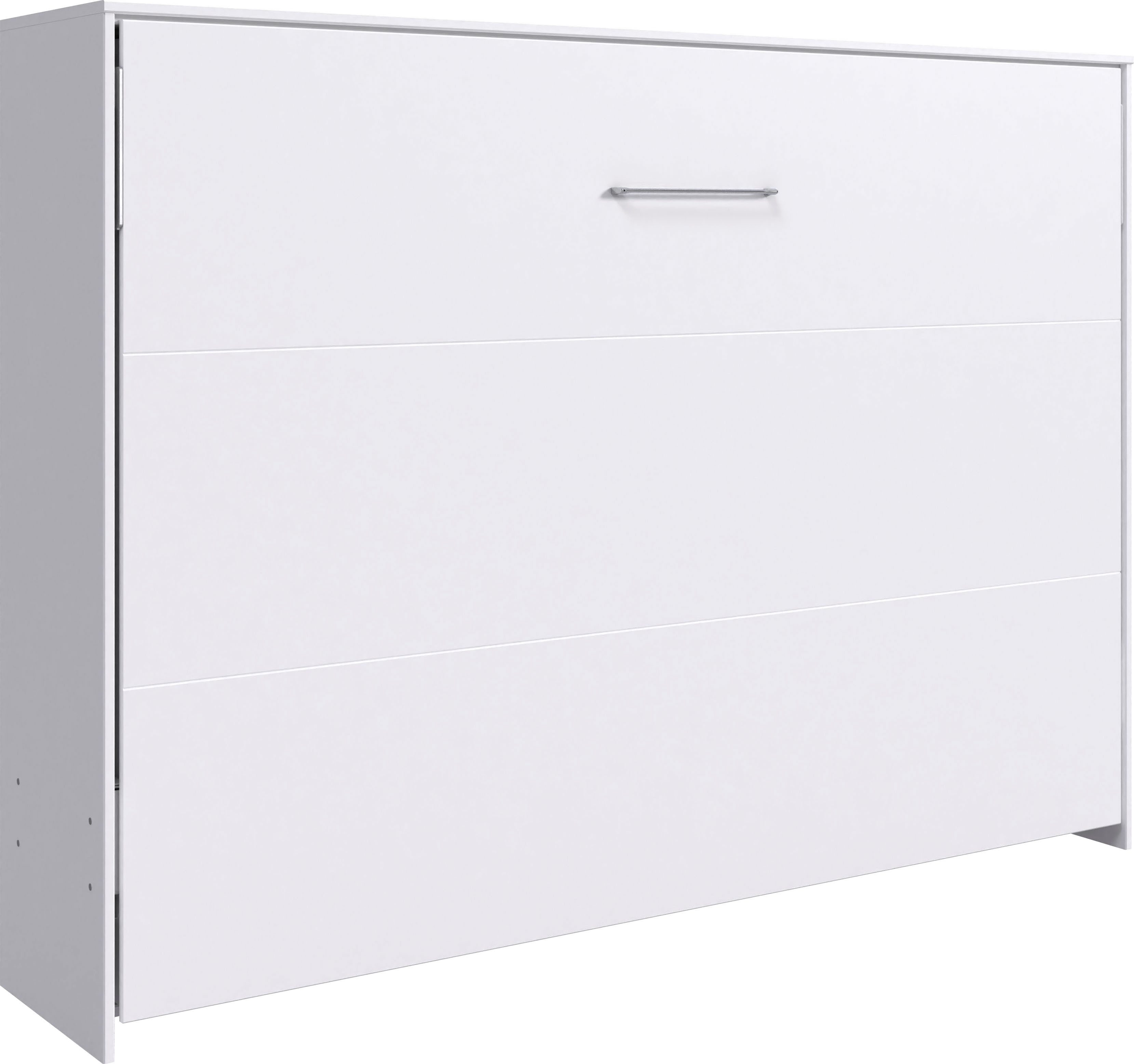 Wimex Schrankbett Juist Schrankklappbett Gästebett horizontal klappbar, 3 Liegeflächen, mit Lattenrost, Made in Germany