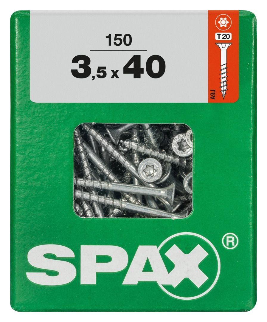 SPAX Holzbauschraube Spax Universalschrauben 3.5 x 40 mm TX 20 Senkkopf