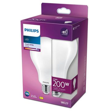 Philips LED-Leuchtmittel Extrem helle E27 A95 LED Glühbirne, E27, Neutralweiß