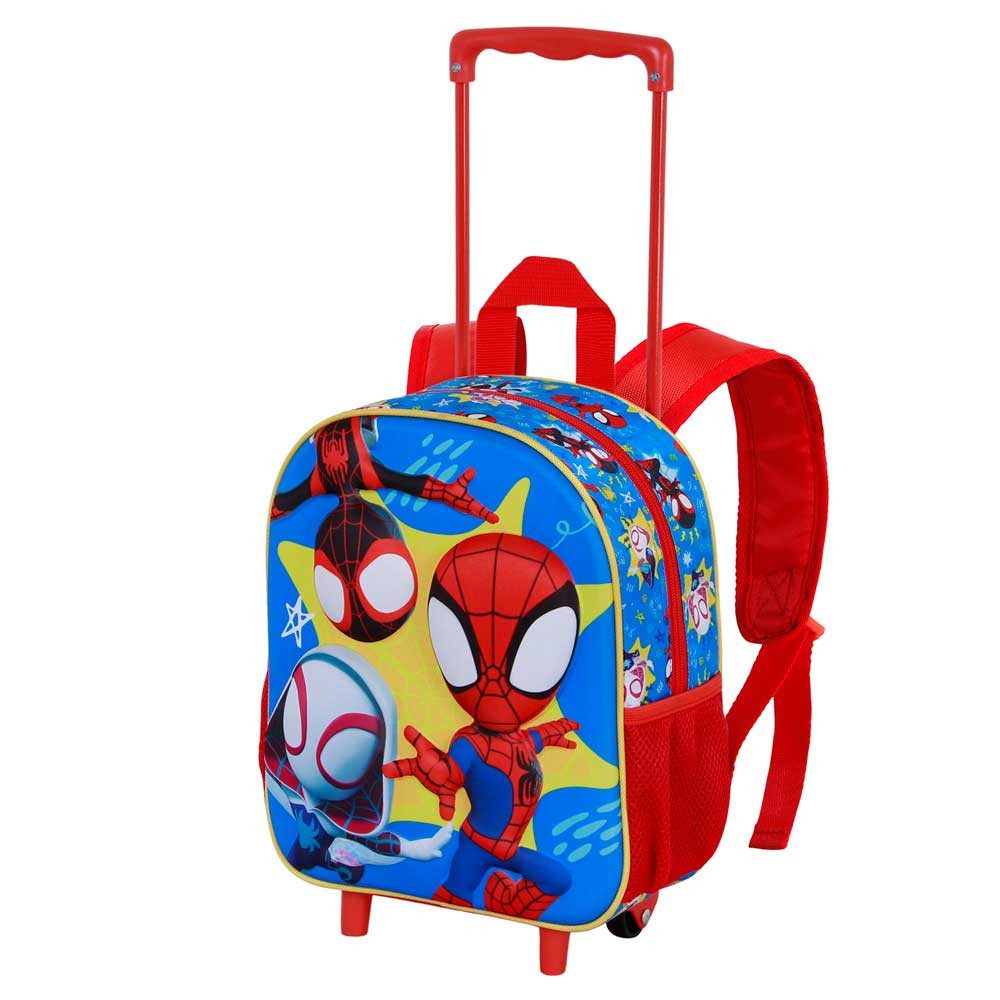 Karactermania Kinderrucksack Marvel Spiderman Trolley Vorschulrucksack Kindergarten Rucksack
