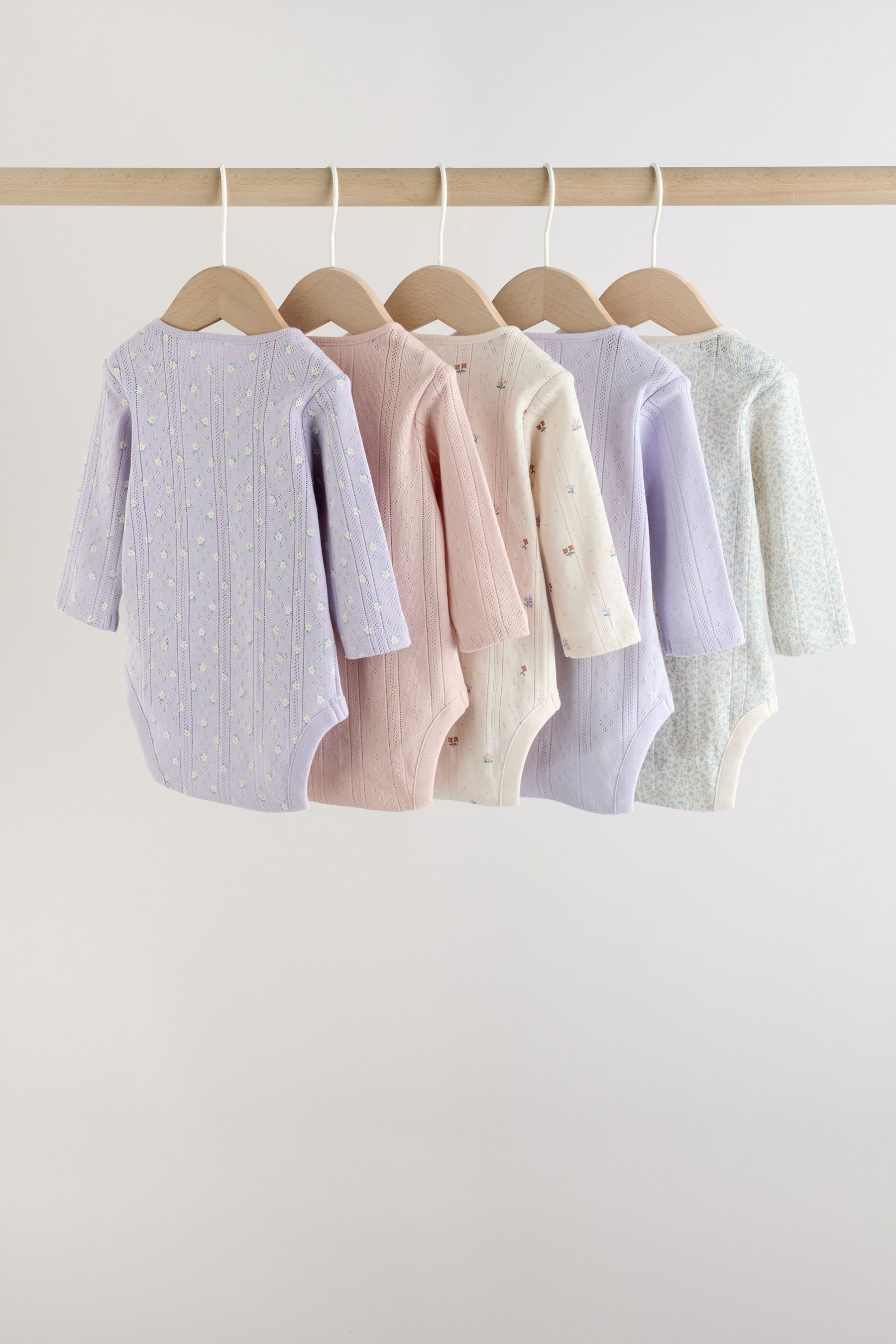 Next Langarmbody Baby-Bodys mit langem Arm, 5er-Pack (5-tlg)