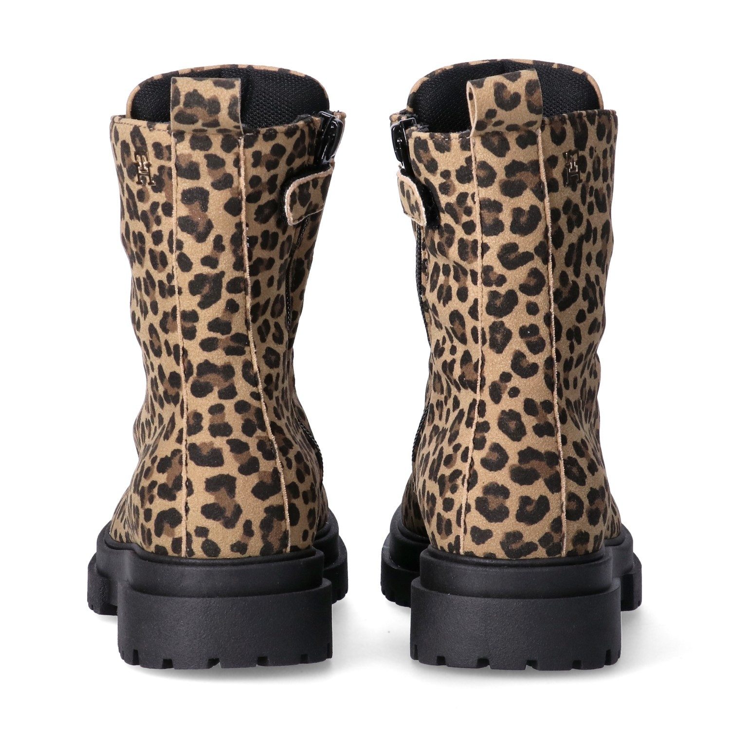Tommy Hilfiger Schnürboots Reißverschlussboots, Herbstboots im angesagten Leo-Look