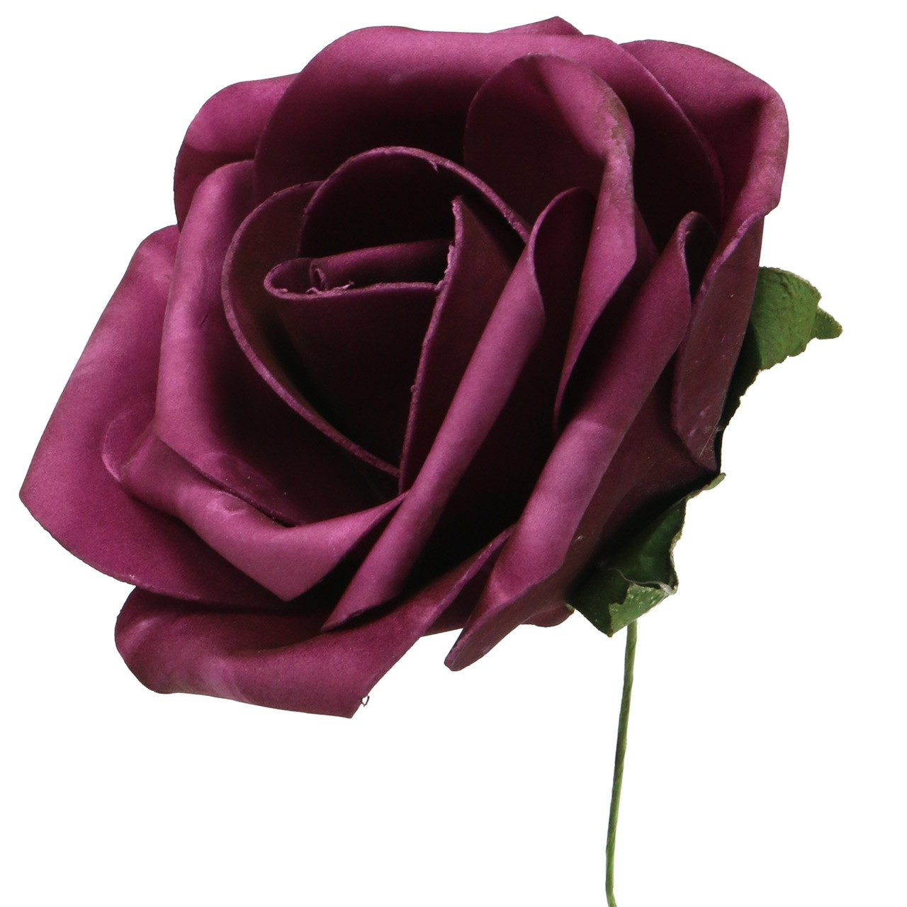 Kunstblume Foam Rose Lila Ø15cm 4 Stück Deko-Blumen Schaumrosen künstliche Rosen