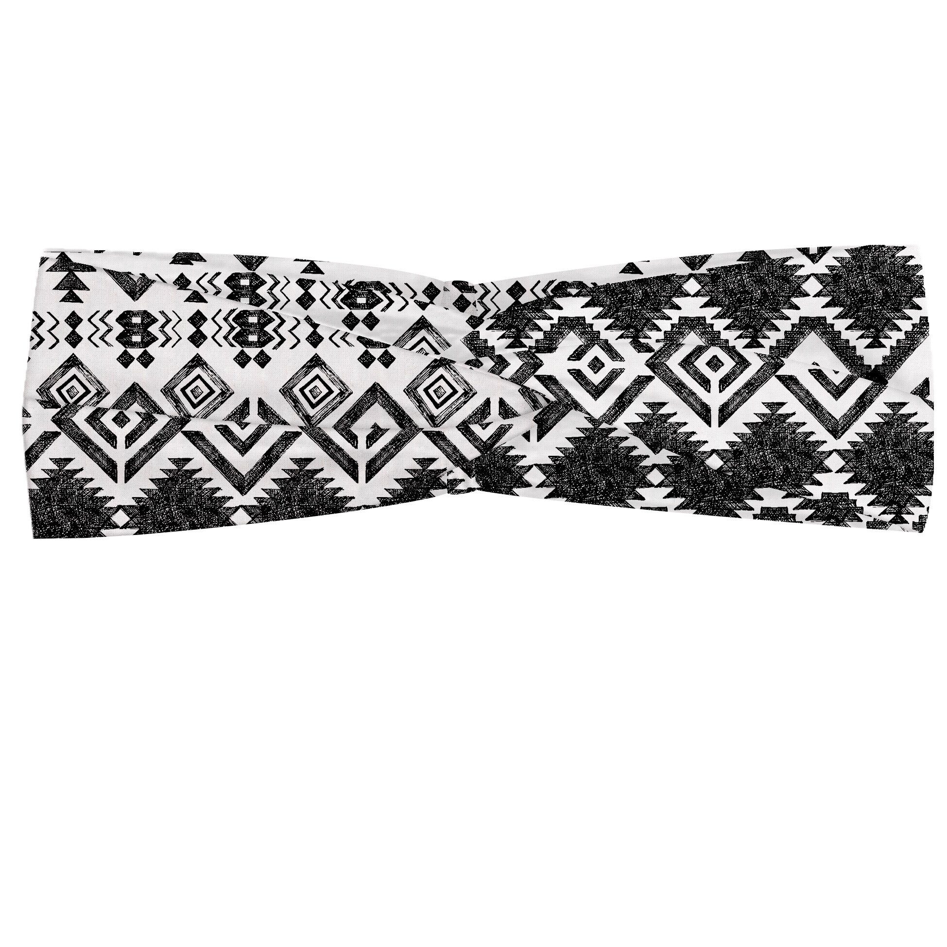Abakuhaus Stirnband Elastisch und Angenehme alltags accessories Geometrisch Hand gezeichnete Muster