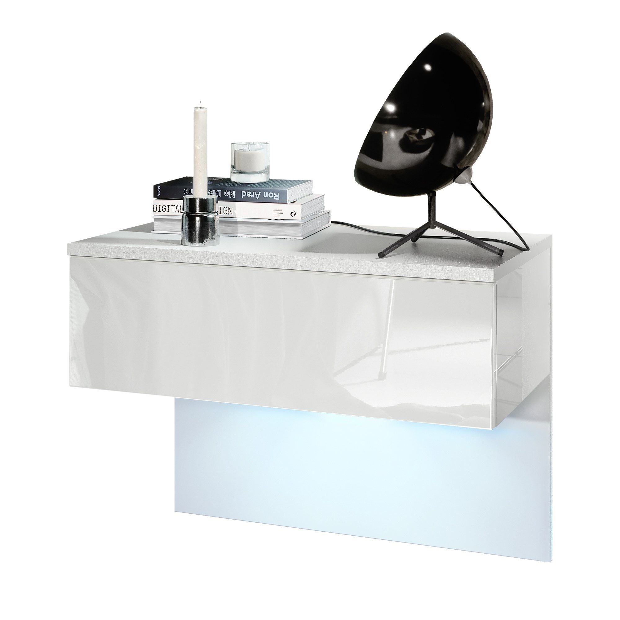 Vladon Nachttisch Sleep (Nachttischschrank, mit Schublade zur Wandmontage), günstig online kaufen