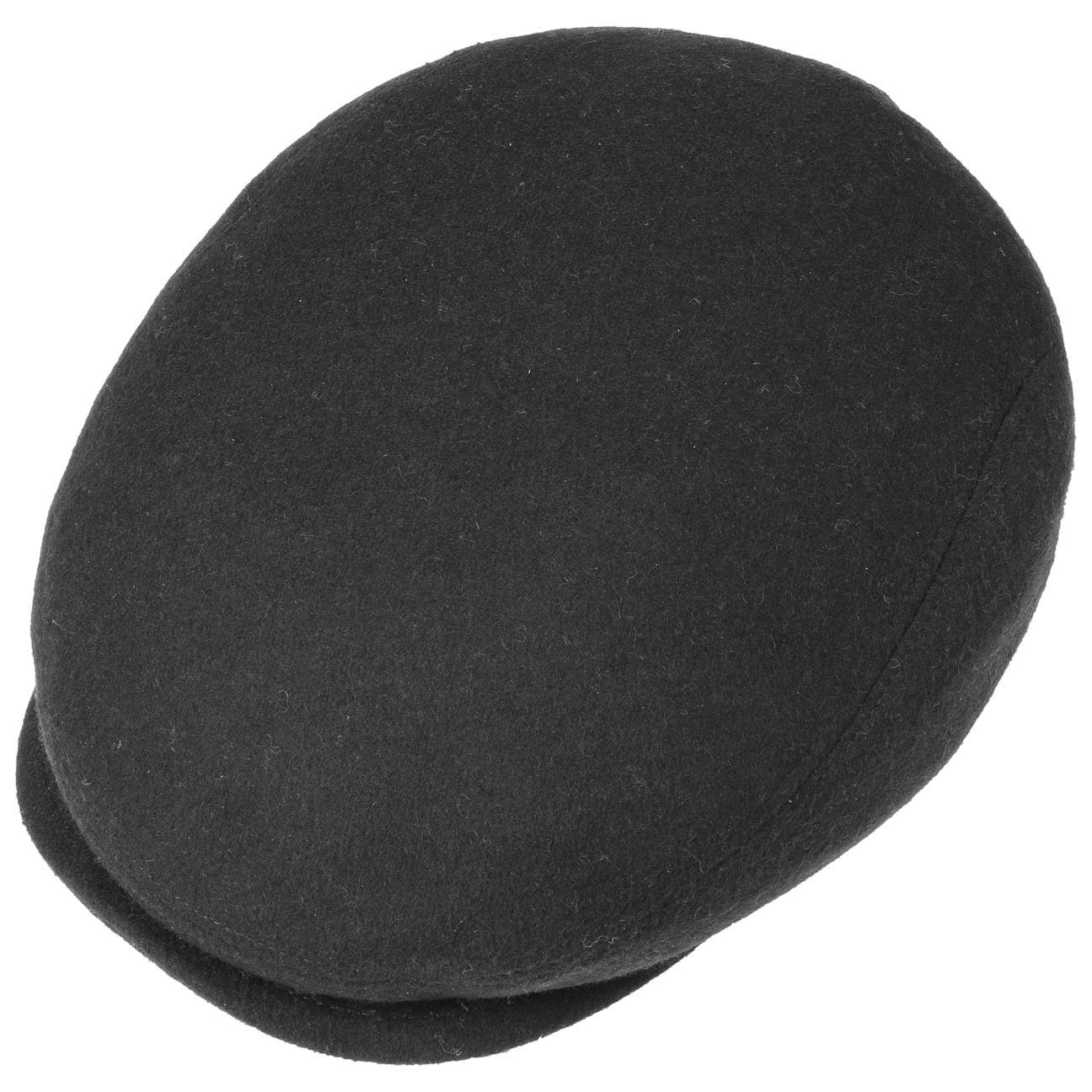 Italy Lipodo (1-St) mit Flatcap Schirm, Flat schwarz in Cap Made