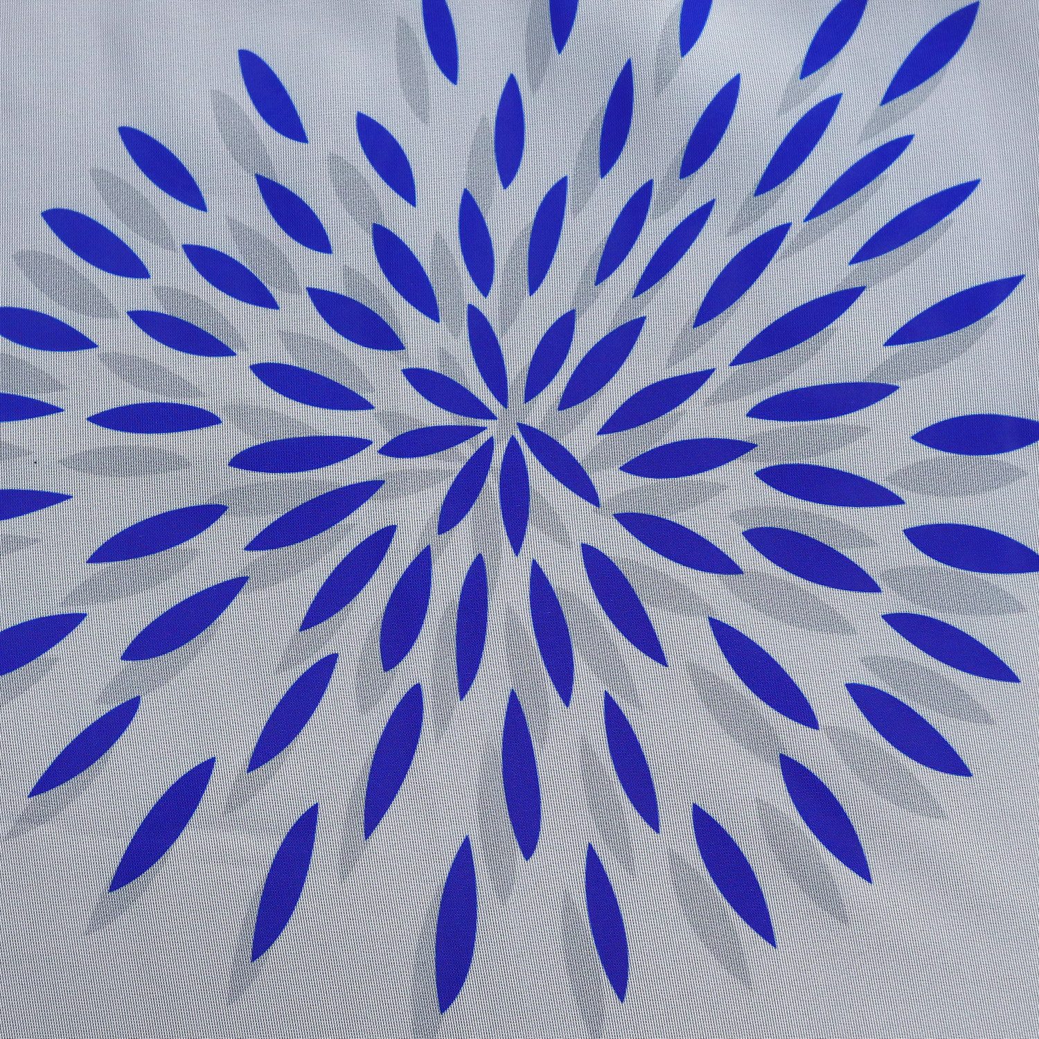 Joyswahl Scheibengardine, Schlaufen, Kurzstore mit Kreis Motiv