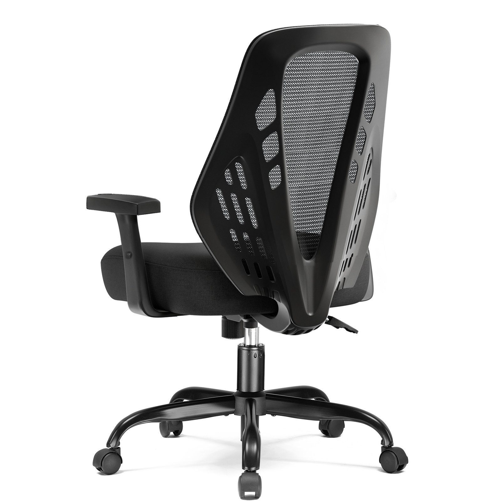 COMHOMA Bürostuhl Drehstuhl, Ergonomischer Schreibtischstuhl mit Armlehnen (Packung), Sitzhöhe einstellung,Max.Belastbar: 150 kg