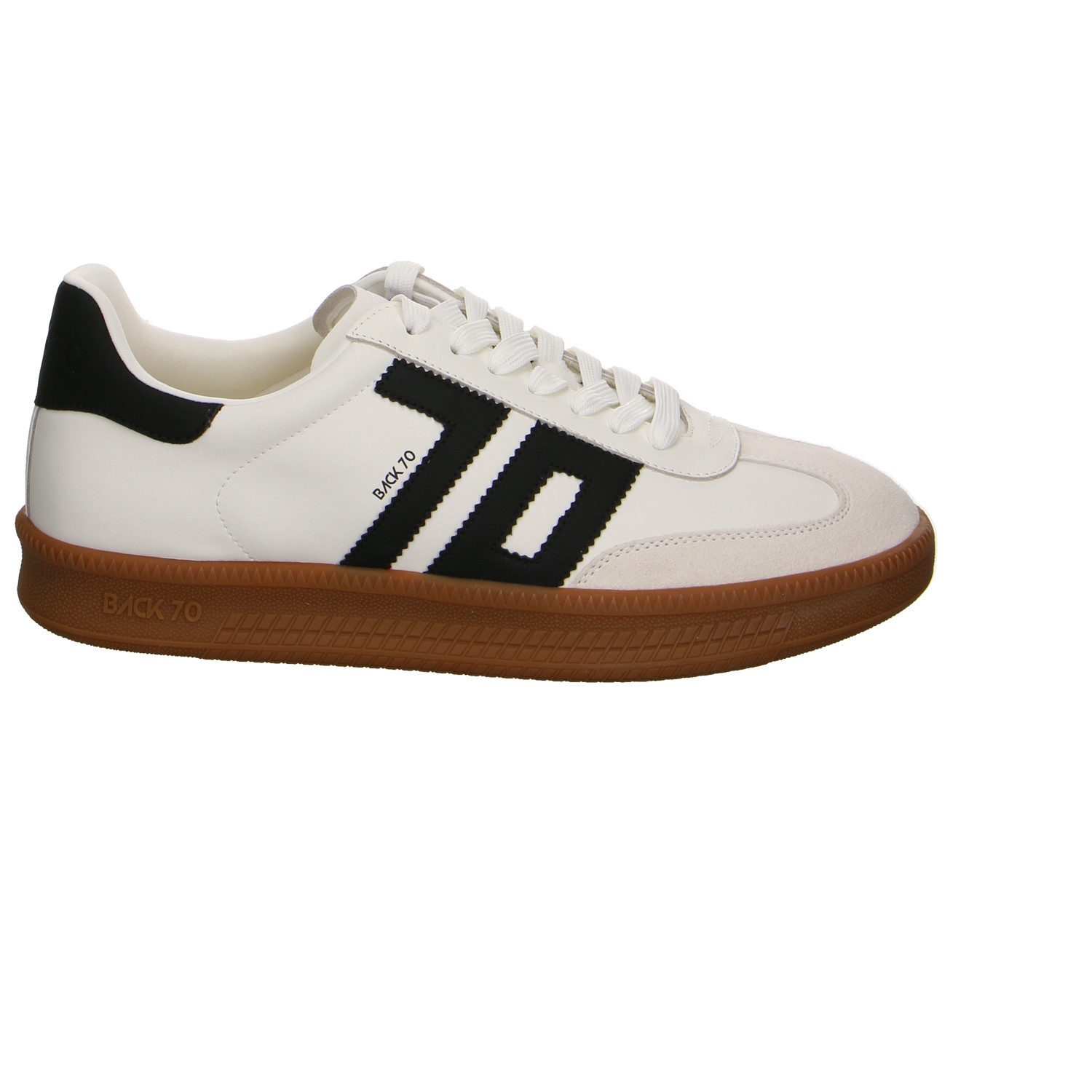 Back 70 Back 70 Double Leder Schnürschuhe weiss Schnürschuh