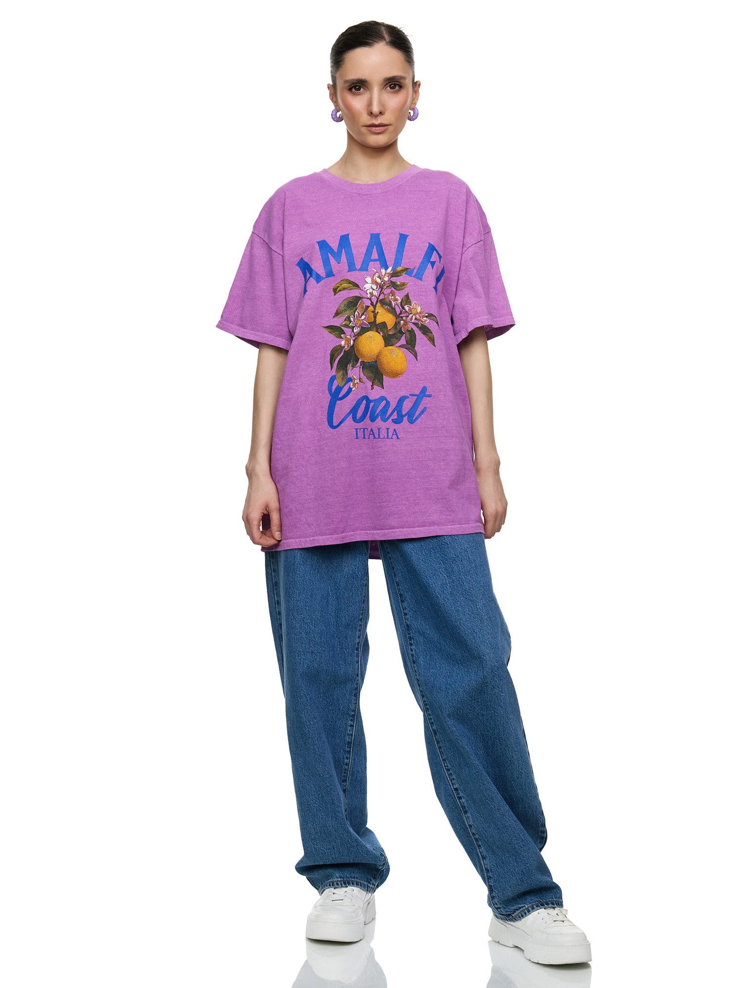Worldclassca T-Shirt Worldclassca Oversized Print Amalfi günstig online kaufen