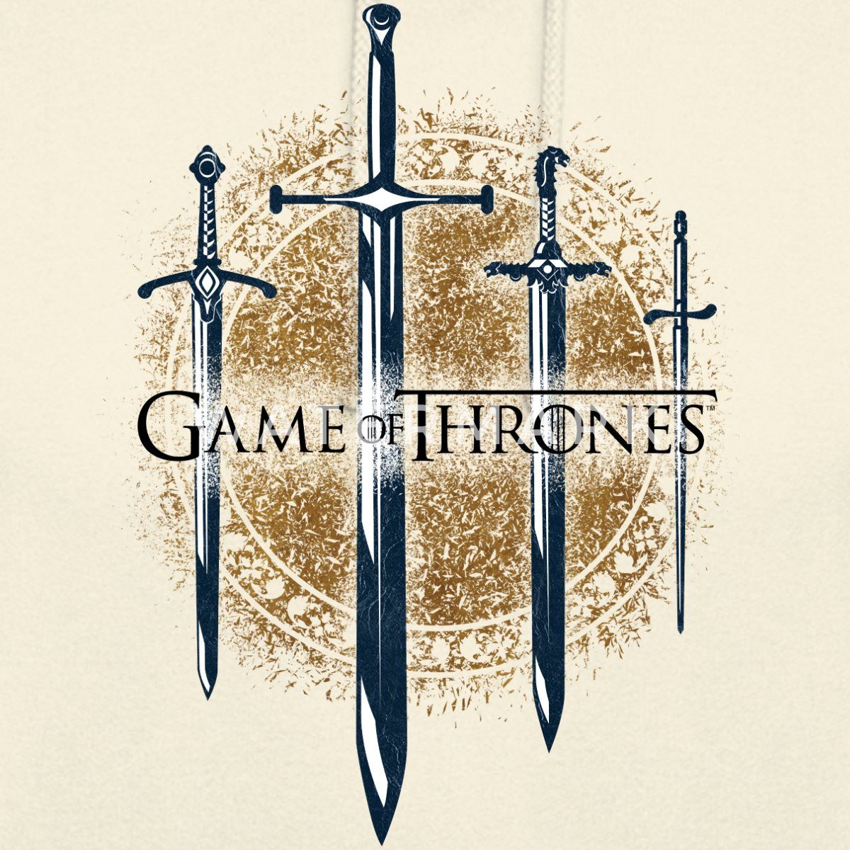 Spreadshirt Hoodie Game Of Thrones Schwerter der Königshäuser Unisex Hoodie (1-tlg)