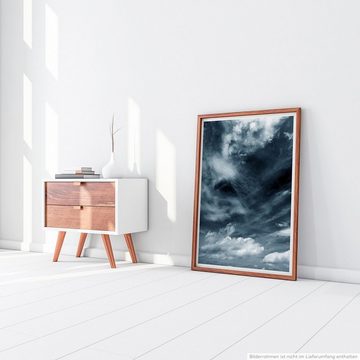 Sinus Art Poster 90x60cm Poster Dunkler Wolkenhimmel vor dem Sturm