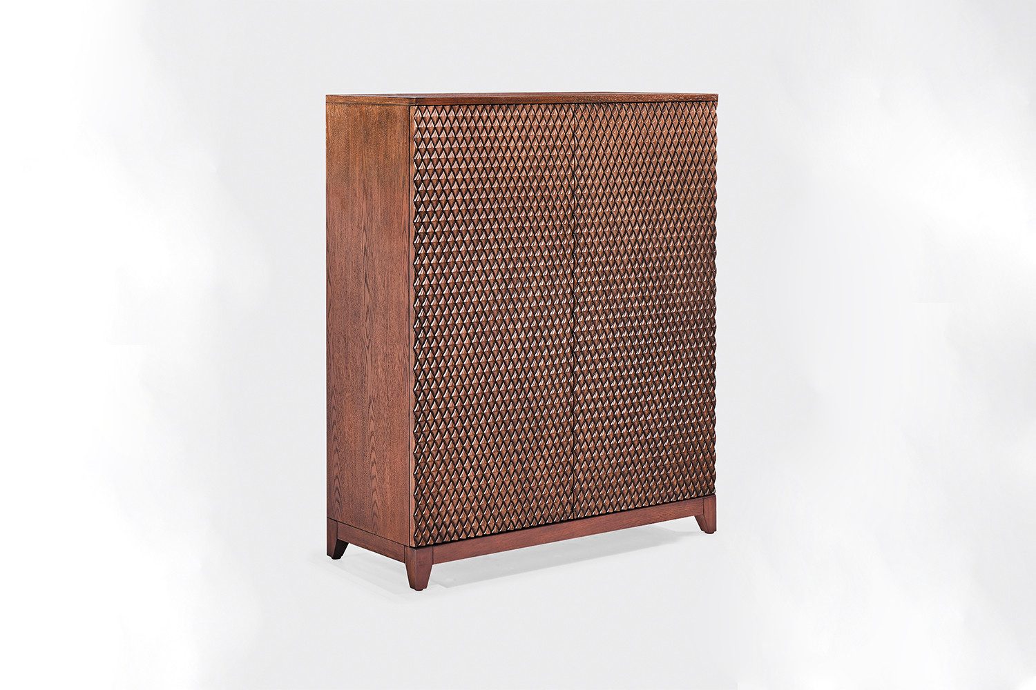 KAWOLA Kommode COPAS, 2 Türen Eiche braun 100/120/40 cm (B/H/T)