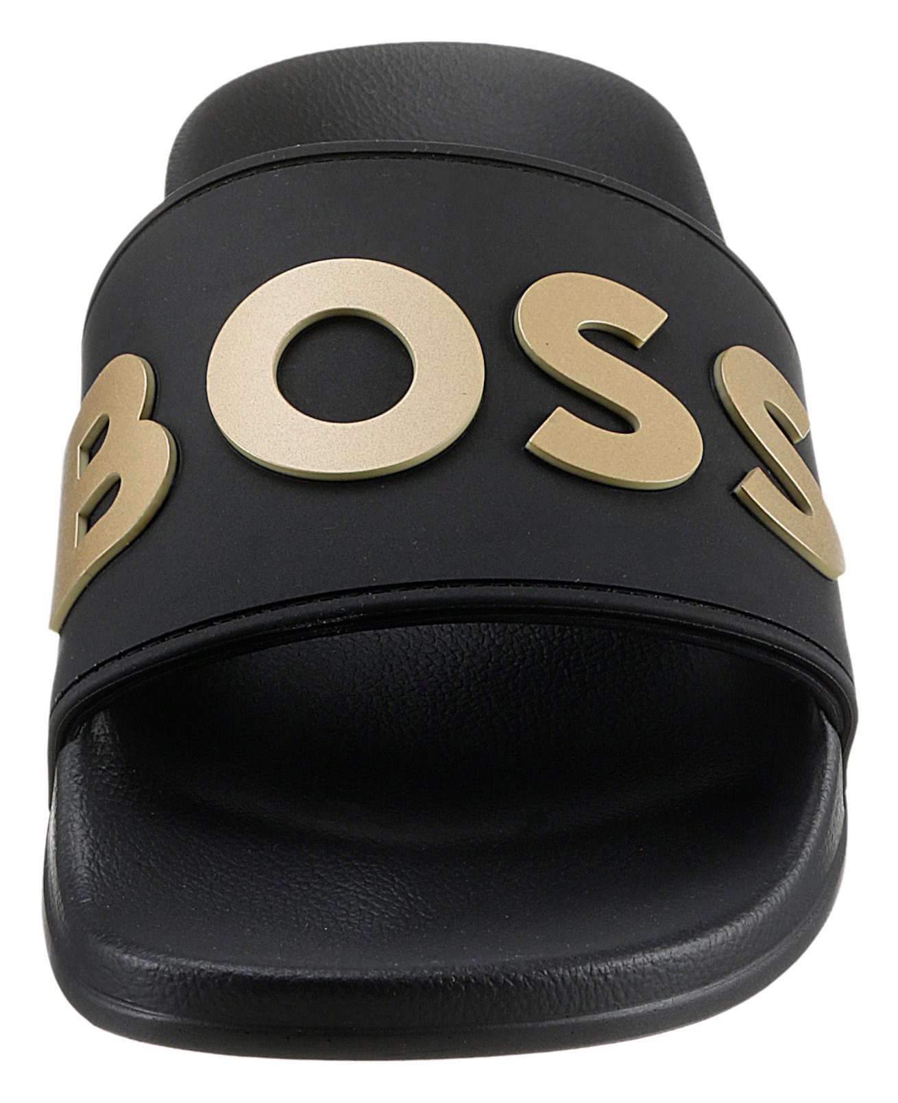 BOSS Kirk Slide Badepantolette, Sommerschuh, Poolslides, Schlappen, mit BOSS-Logoschriftzug. Reduzierter Preis € 58,86. Unverbindliche Preisempfehlung € 80,00