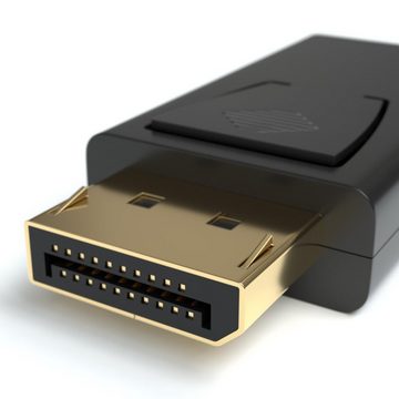 JAMEGA Displayport zu HDMI Adapter DP 1.2 Konverter 4K UltraHD 1080p Audioübe Adapter