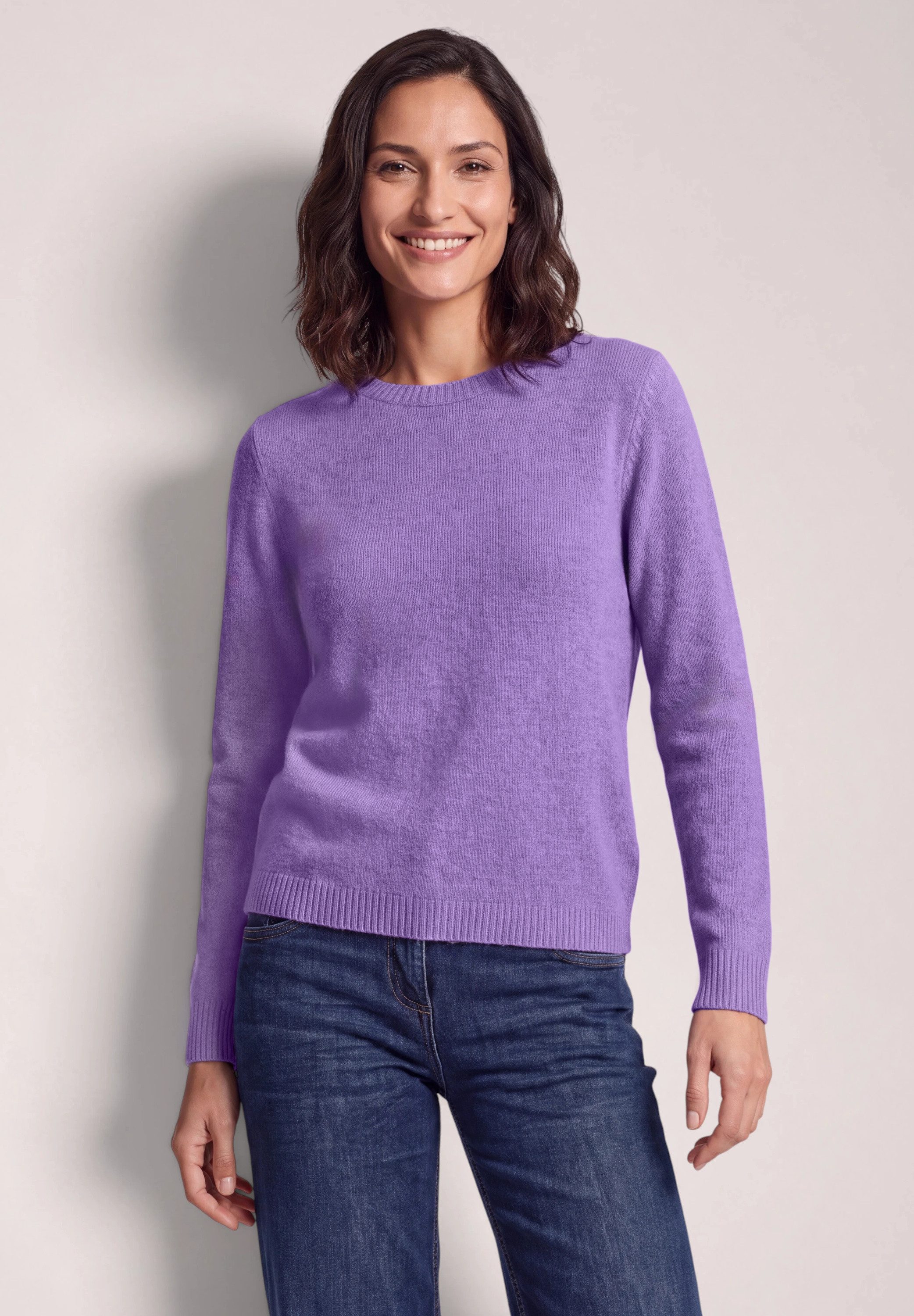 CECIL Strickpullover mit U-Boot-Ausschnitt