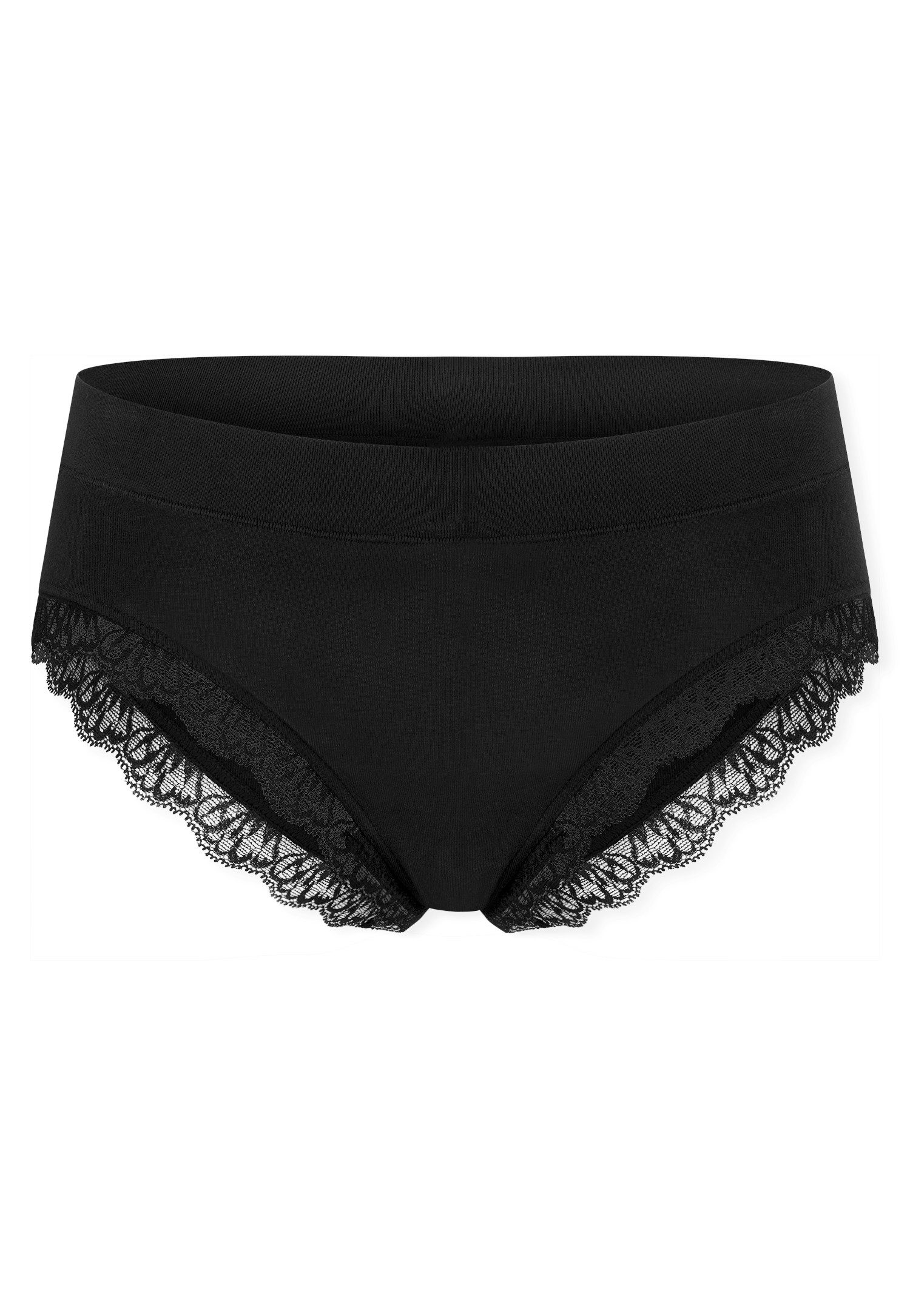 Schiesser Brasilslip Unique Cotton feine Spitze an den Beinausschnittten