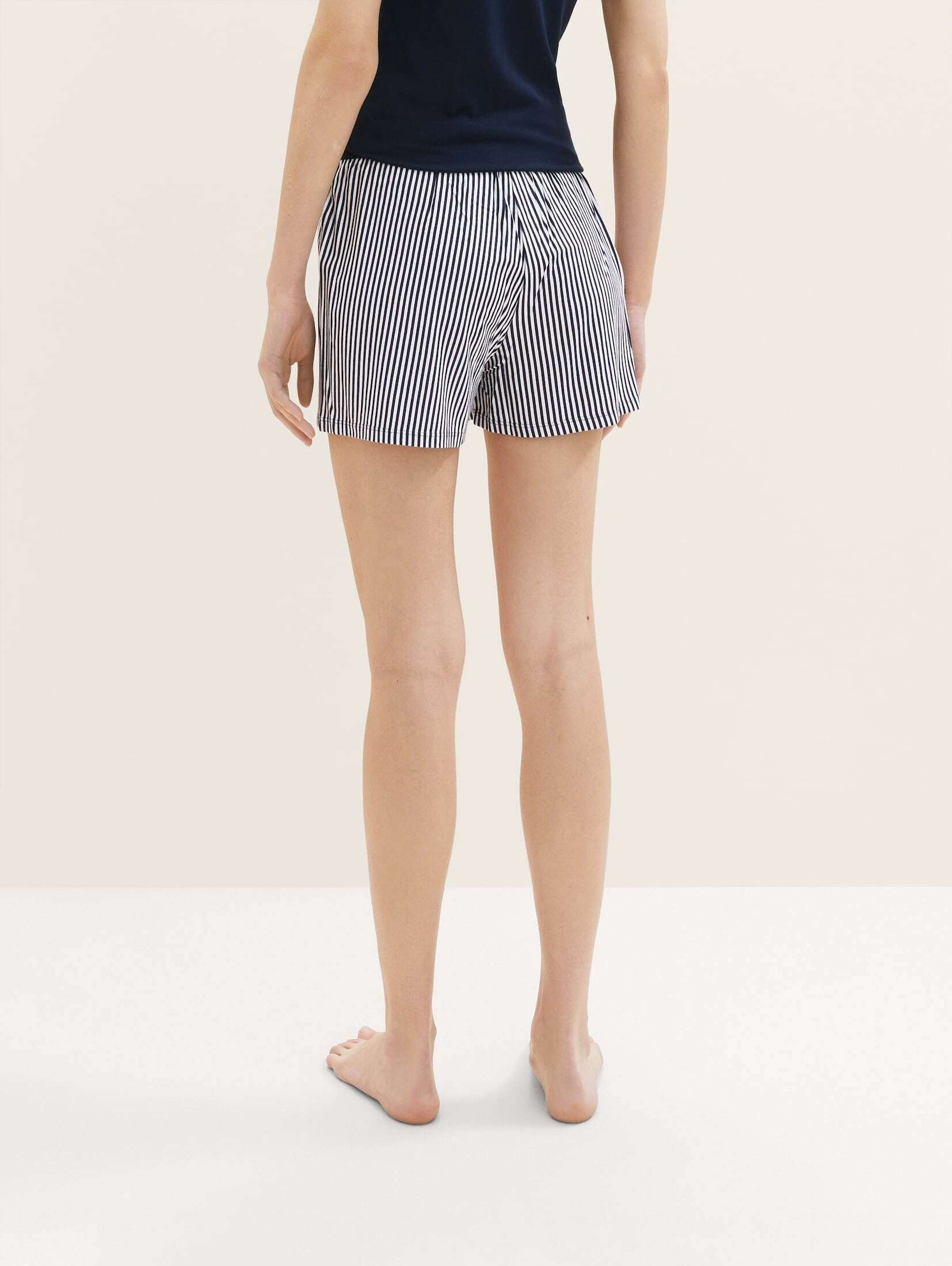 TOM TAILOR Schlafshorts Pyjama-Shorts mit Streifenmuster günstig online kaufen