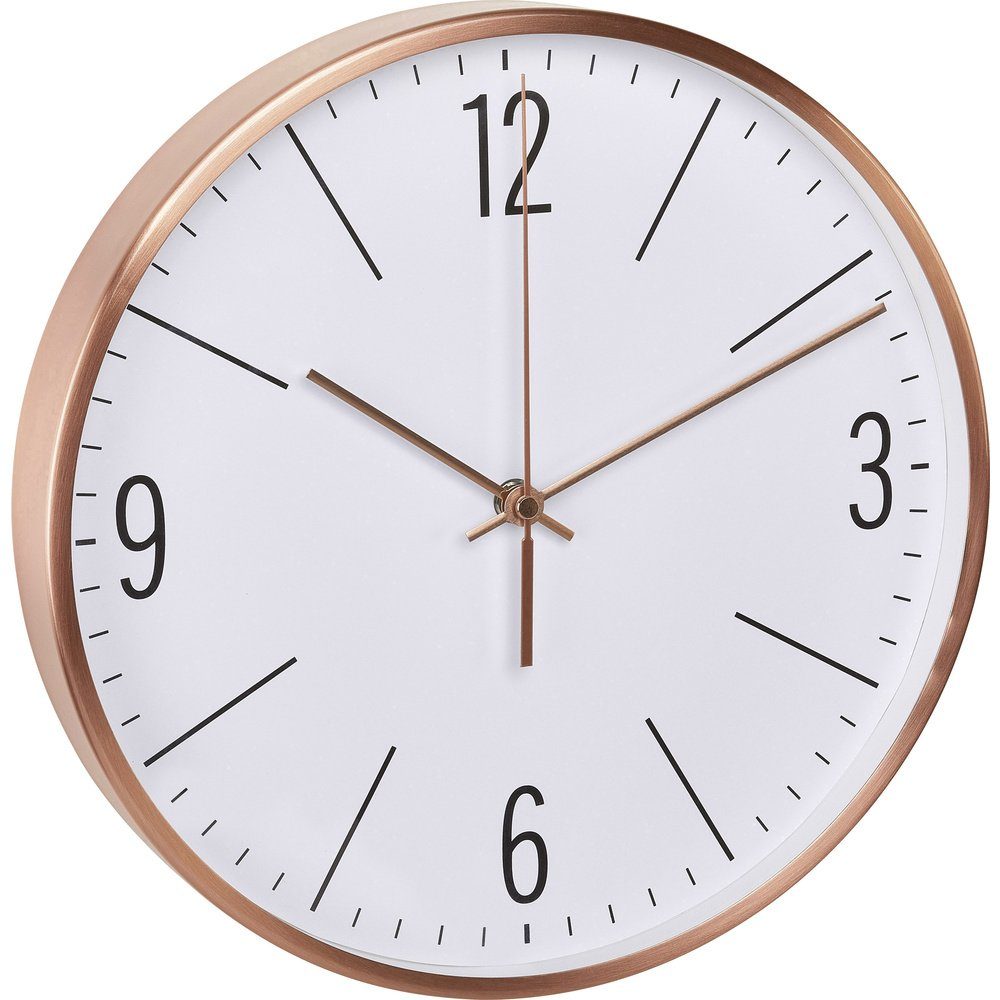 Wanduhr TFA Dostmann 60.3534.51 Funk Wanduhr 300 mm x 45 mm Kupfer Schleichend