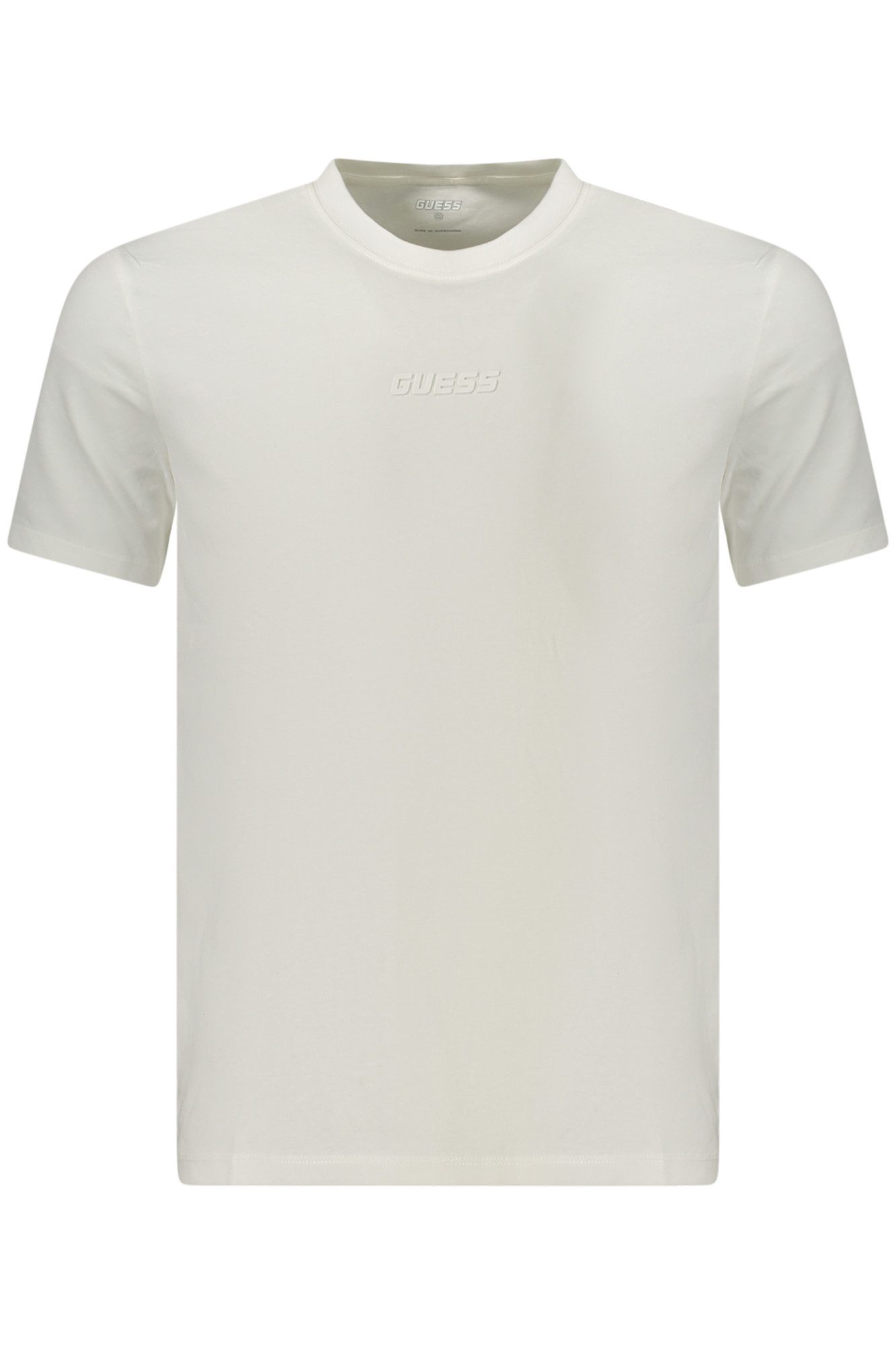 GUESS JEANS T-Shirt Herren Kurzarm T-Shirt Weiß: Bio-Baumwolle