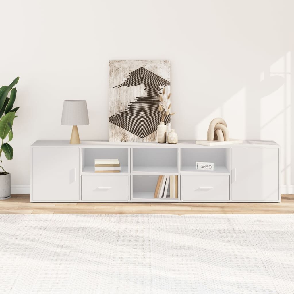 vidaXL Schuhschrank Eckregal Weiß 200x40x45 cm günstig online kaufen