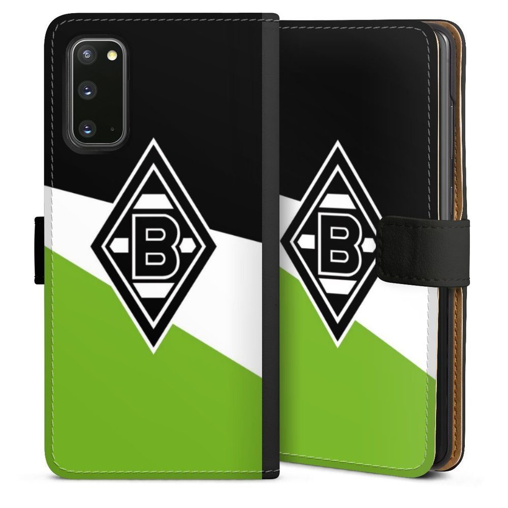 DeinDesign Handyhülle Borussia Mönchengladbach Gladbach Offizielles Lizenzprodukt, Samsung Galaxy S20 Hülle Handy Flip Case Wallet Cover