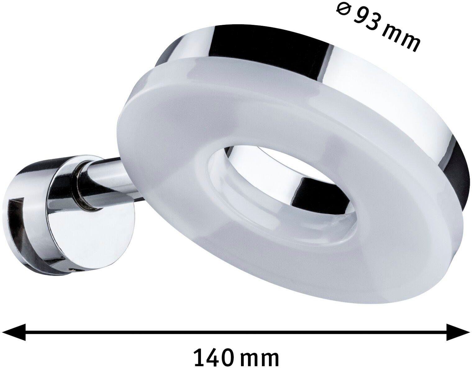 Paulmann Spiegelleuchte LED Becrux IP20 4W Chrom, LED fest integriert, Warmweiß, LED Becrux IP20 4W Chrom
