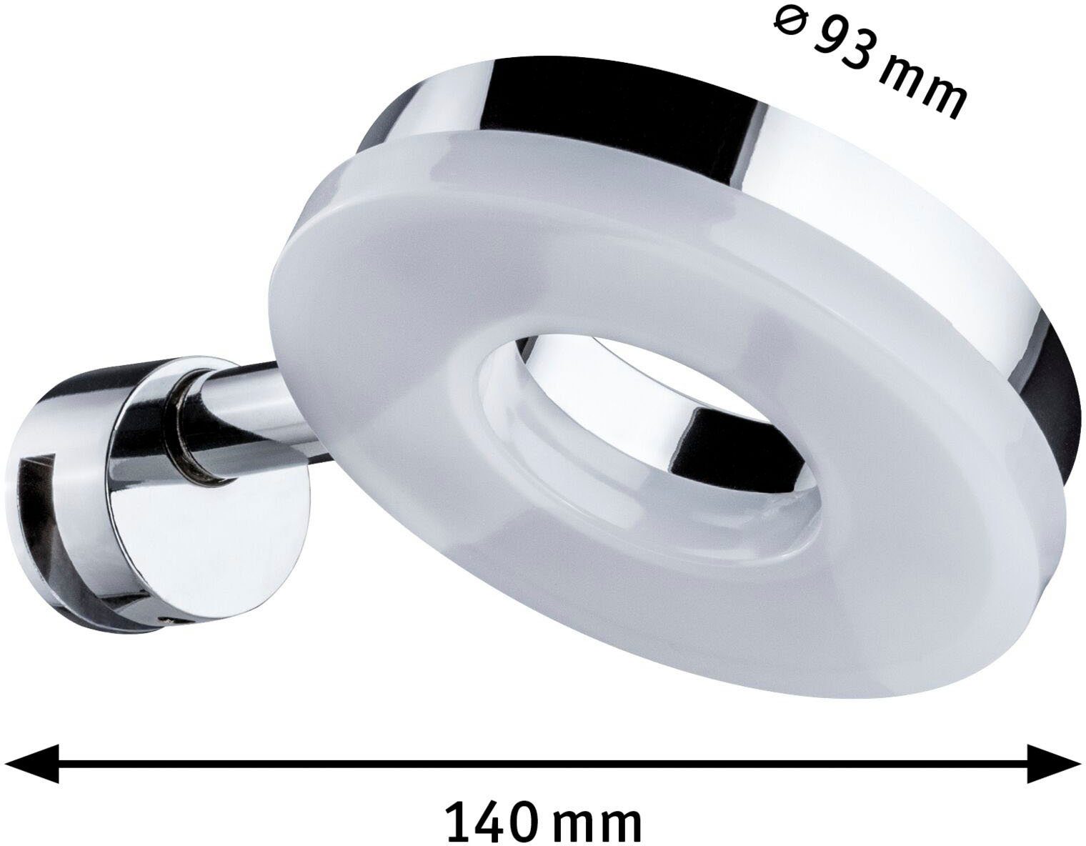 Paulmann Spiegelleuchte LED Becrux Chrom, 4W Chrom 4W integriert, fest IP20 Becrux LED LED IP20 Warmweiß