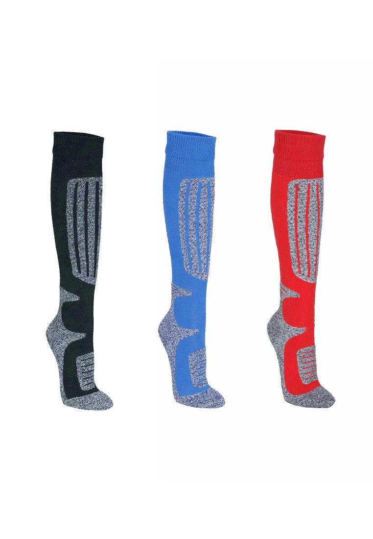 Socken Skisocken Unisex 3er Pack mit Wolle gepolstert