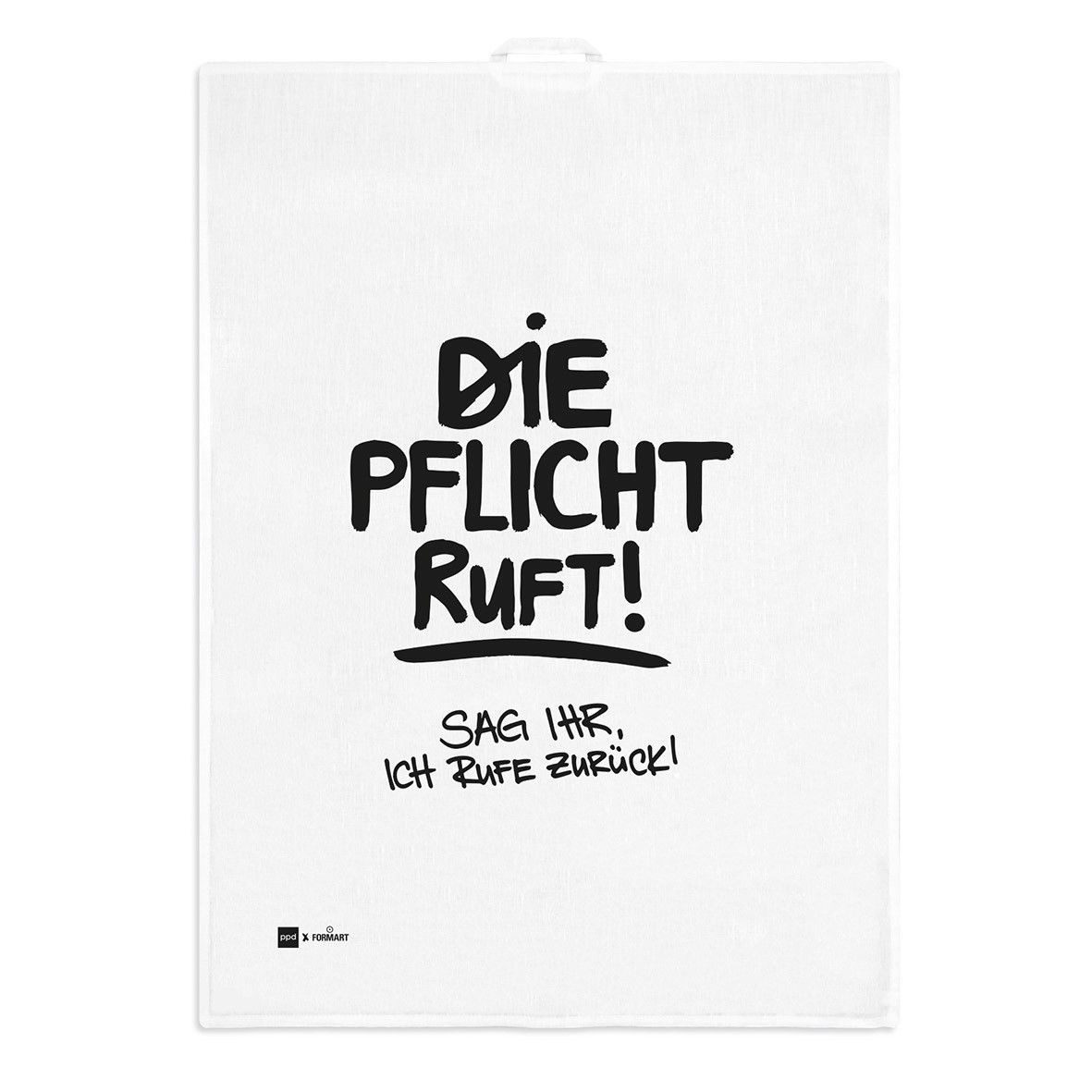 PPD Geschirrtuch Geschirrtuch mit Spruch - günstig online kaufen
