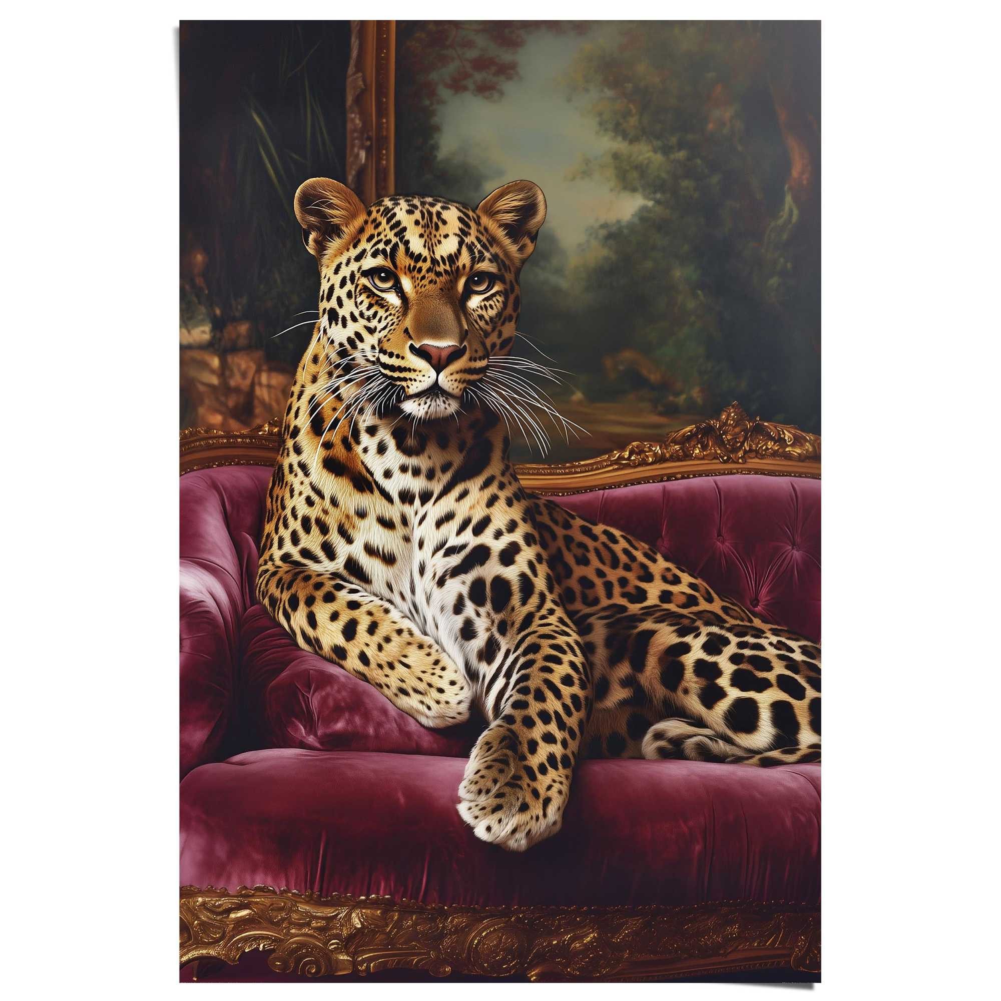 Reinders! Poster Sofa Panther, Wohnzimmer - günstig online kaufen