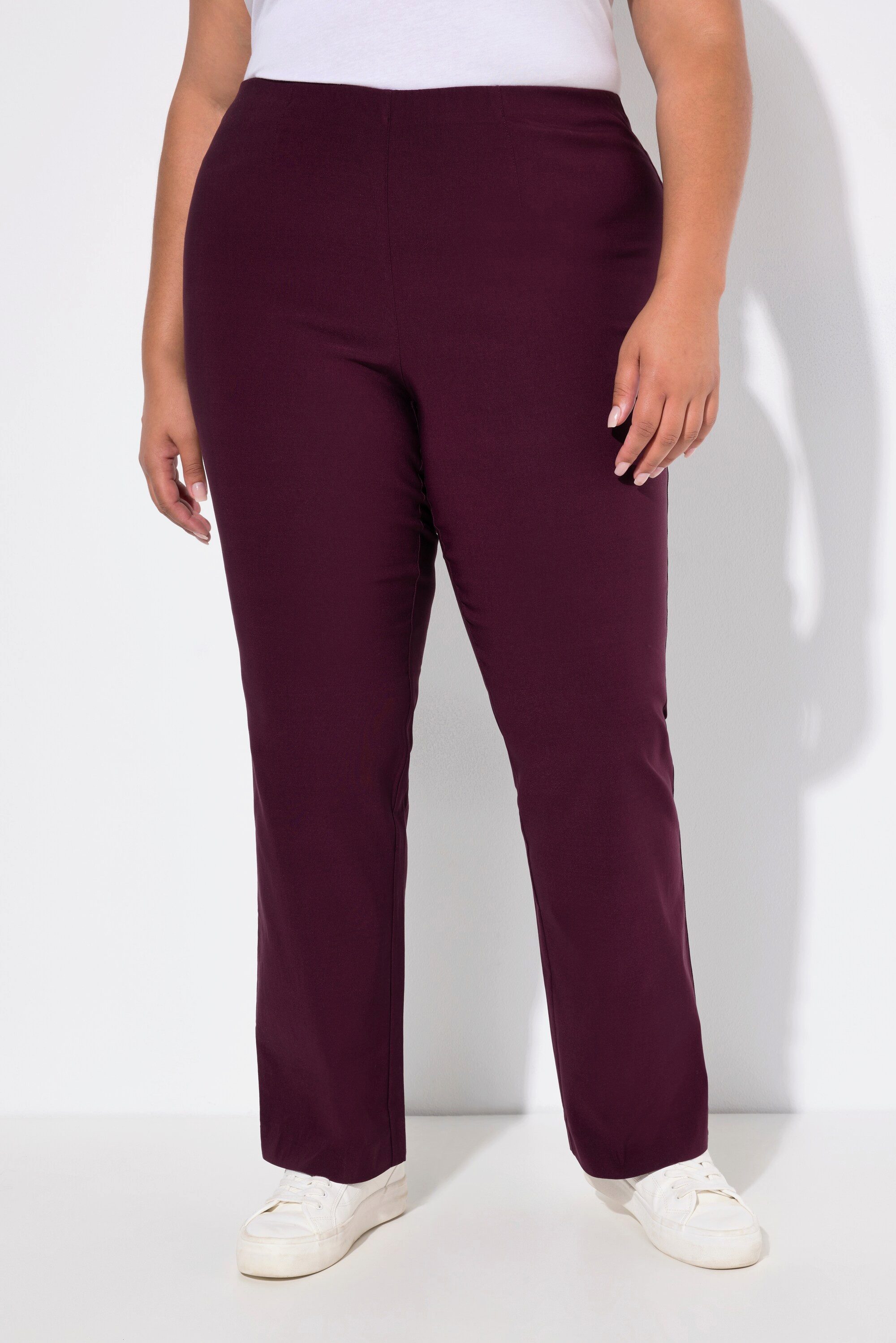 Ulla Popken Schlupfhose Thermo-Bengalinhose Slim Fit warm Elastikbund