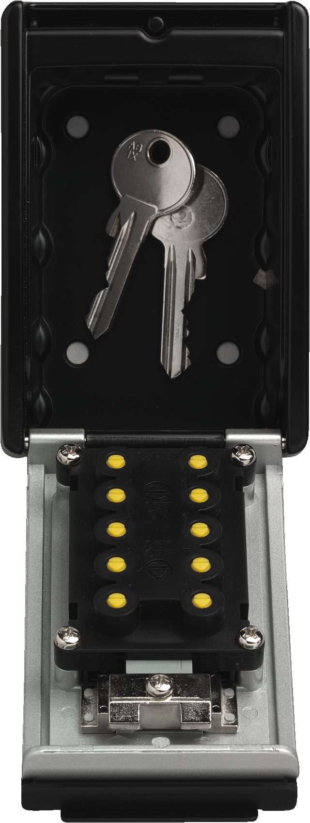 ABUS Schlüsseltresor ABUS KeyGarage 767 - Schlüsselbox mit Zahlencode zur Wandmontage – Bild 4 von 5