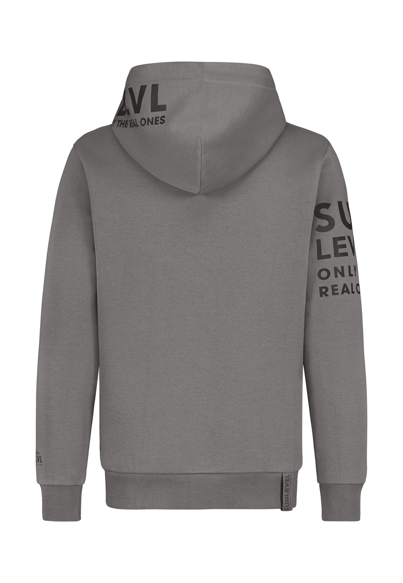 SUBLEVEL Hoodie Herren Kapuzenpullover mit Print günstig online kaufen