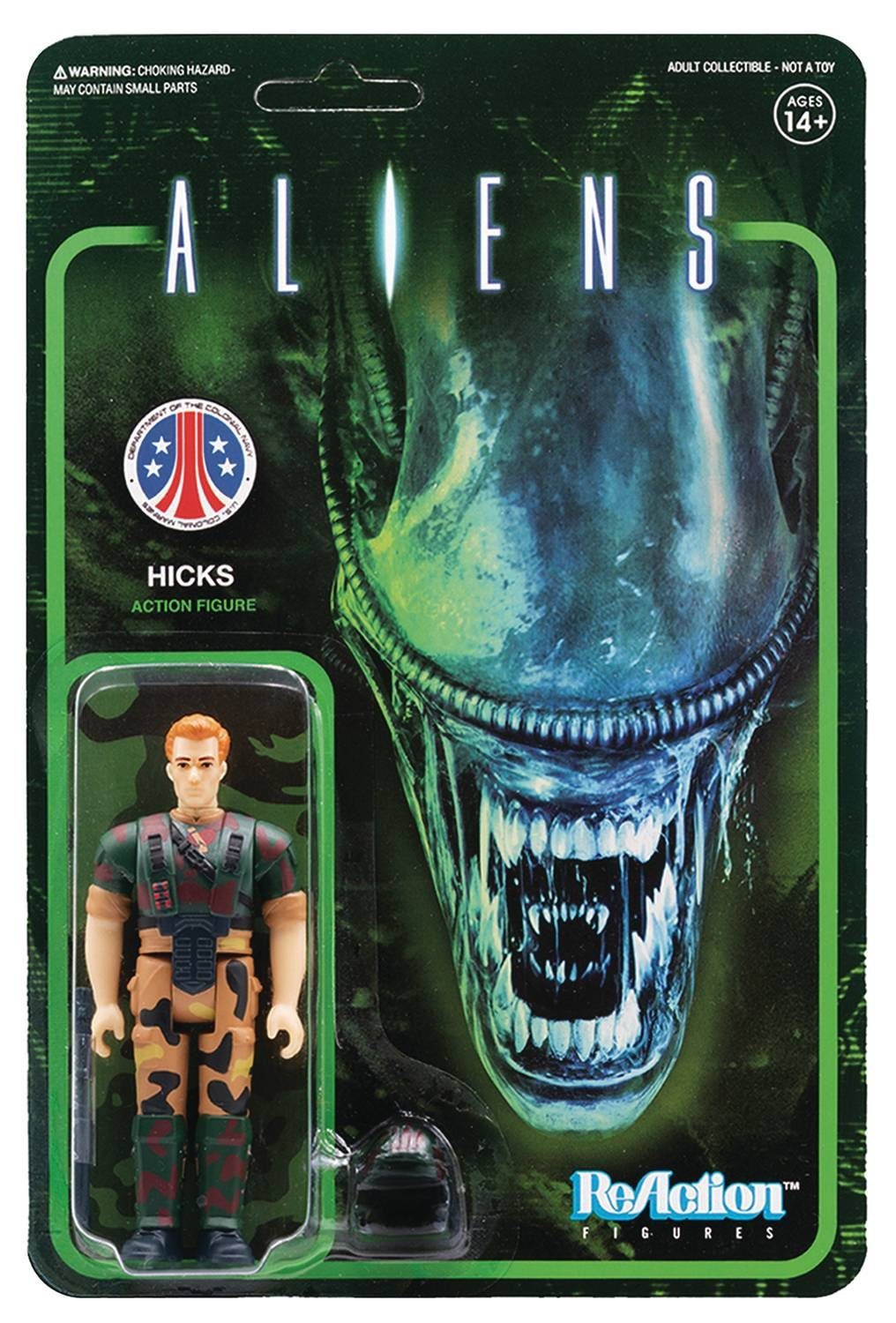 Super7 Actionfigur ALIENS HICKS REACTION ACTIONFIGUR