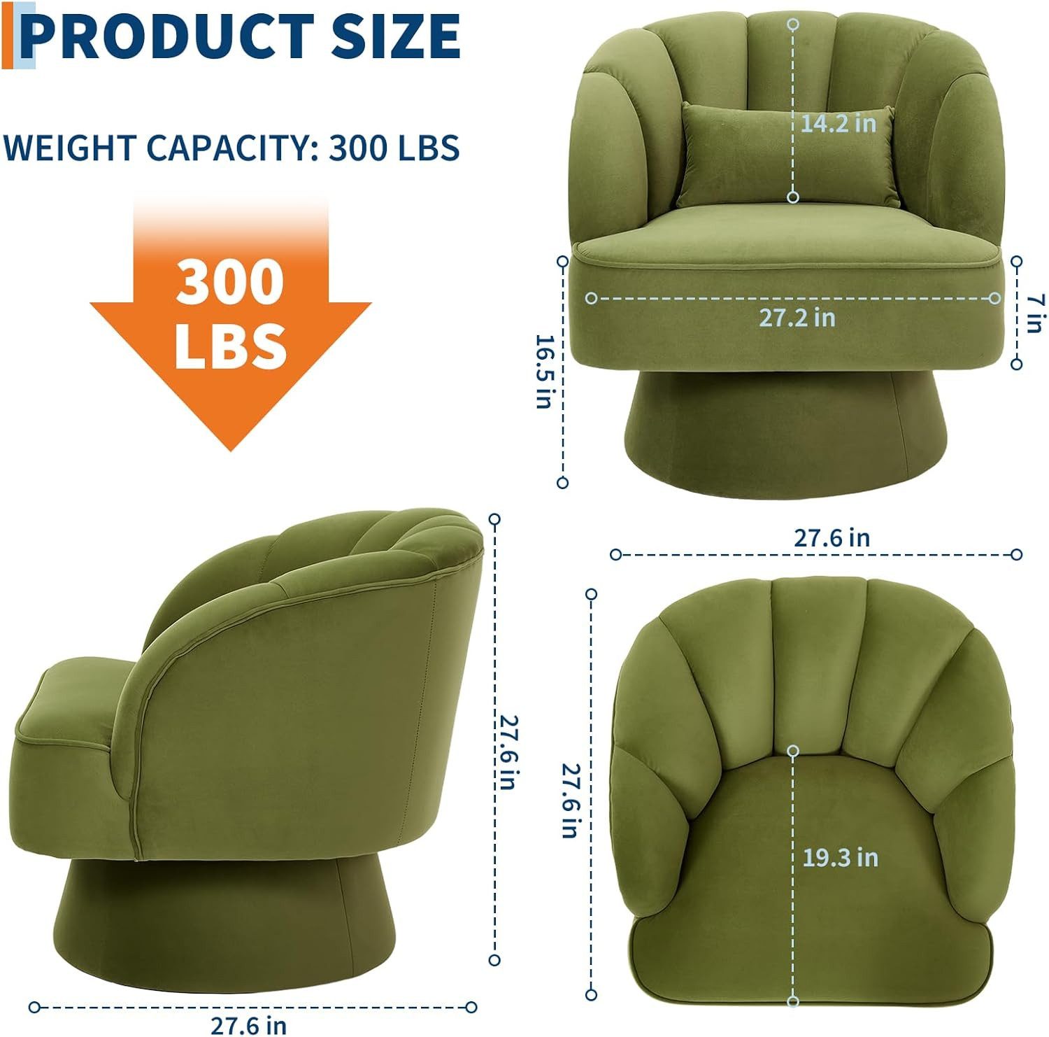 GarveeMore Sessel Sessel mit 360 Grad günstig online kaufen