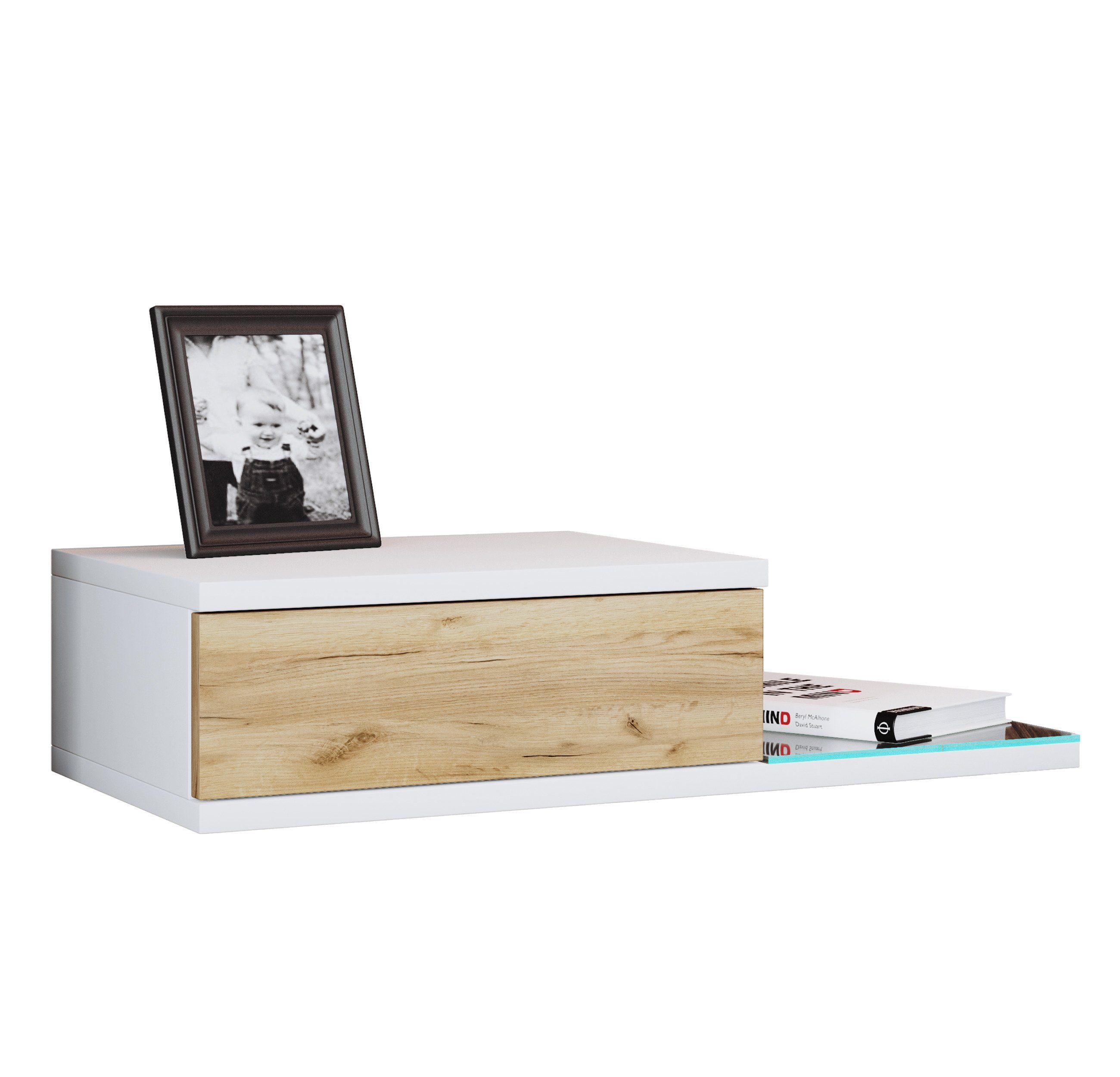 VCM Nachttisch Design Wandschublade Nachttisch Regal günstig online kaufen