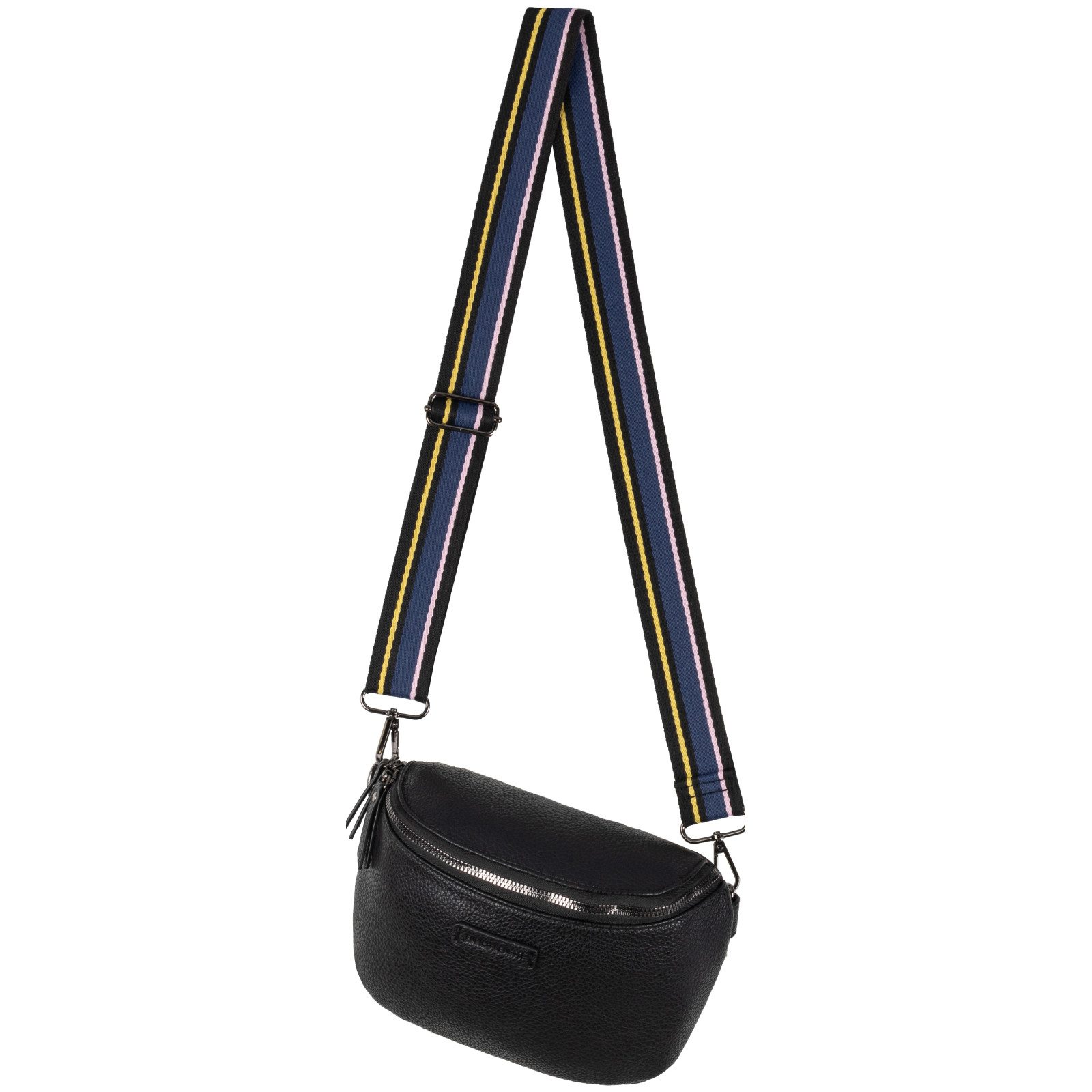 Enrico Benetti Gürteltasche Bauchtasche Umhängetasche Crossbody-Bag Kunstleder Italy-Design, als Schultertasche, CrossOver, Umhängetasche tragbar