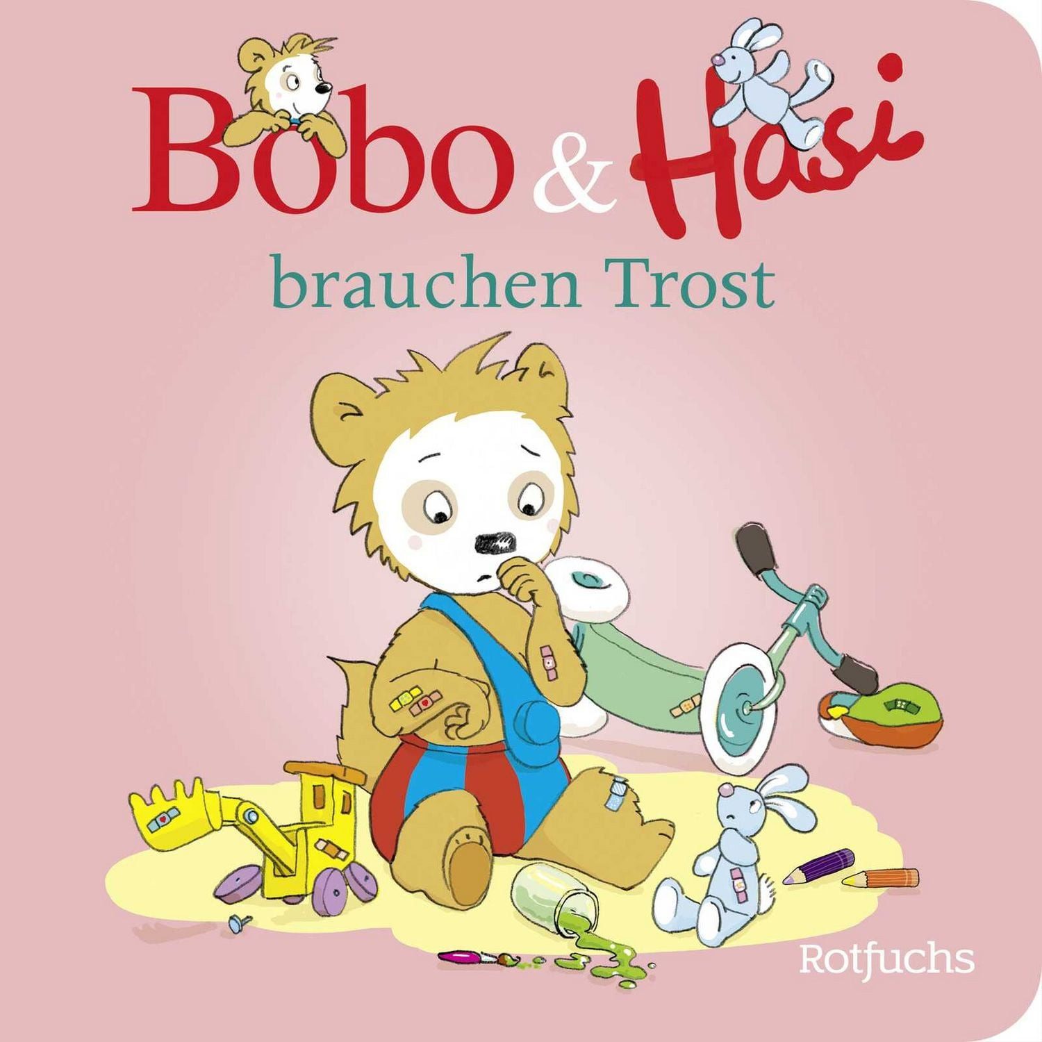 Kinderbuch Bobo & Hasi brauchen Trost Pappbilderbuch Kinder ab 1 Jahr Dorothée Böhlke