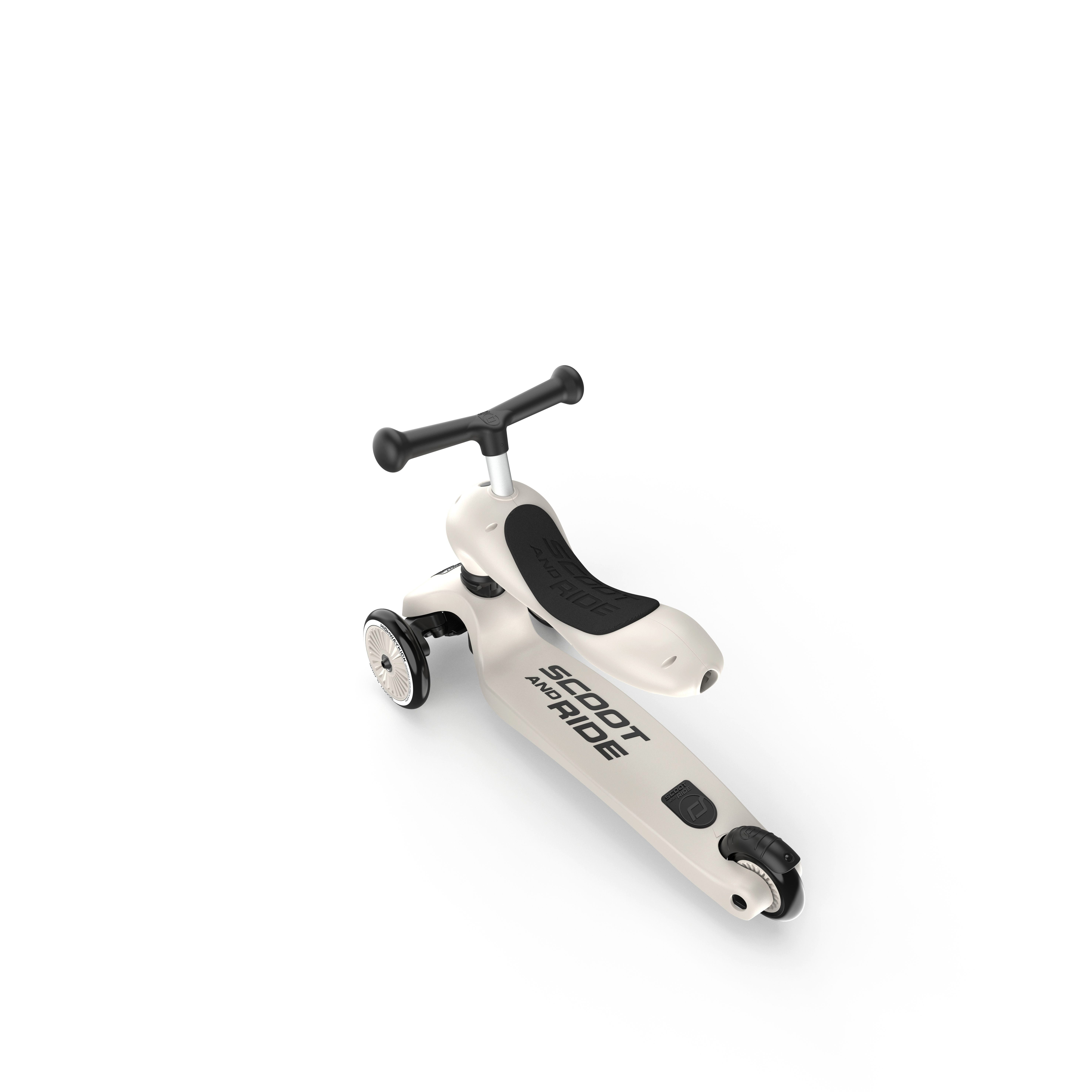 Scoot and Ride Dreiradscooter Highwaykick 1 Ash, 50 kg, Kinder Fahrzeug – Bild 4 von 5