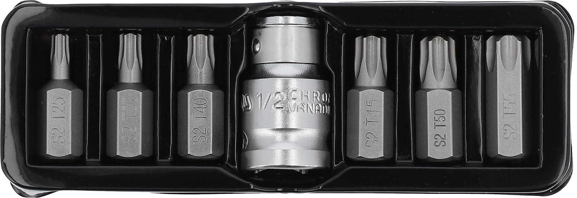 Yato Bit-Set Jeu de clés Torx spéciales, 7 pièces., Spezial-Torx-Bit-Set 7-teilig, S2-Stahl, 7-St., Spezial-Torx-Bit-Set 7-teilig, S2-Stahl